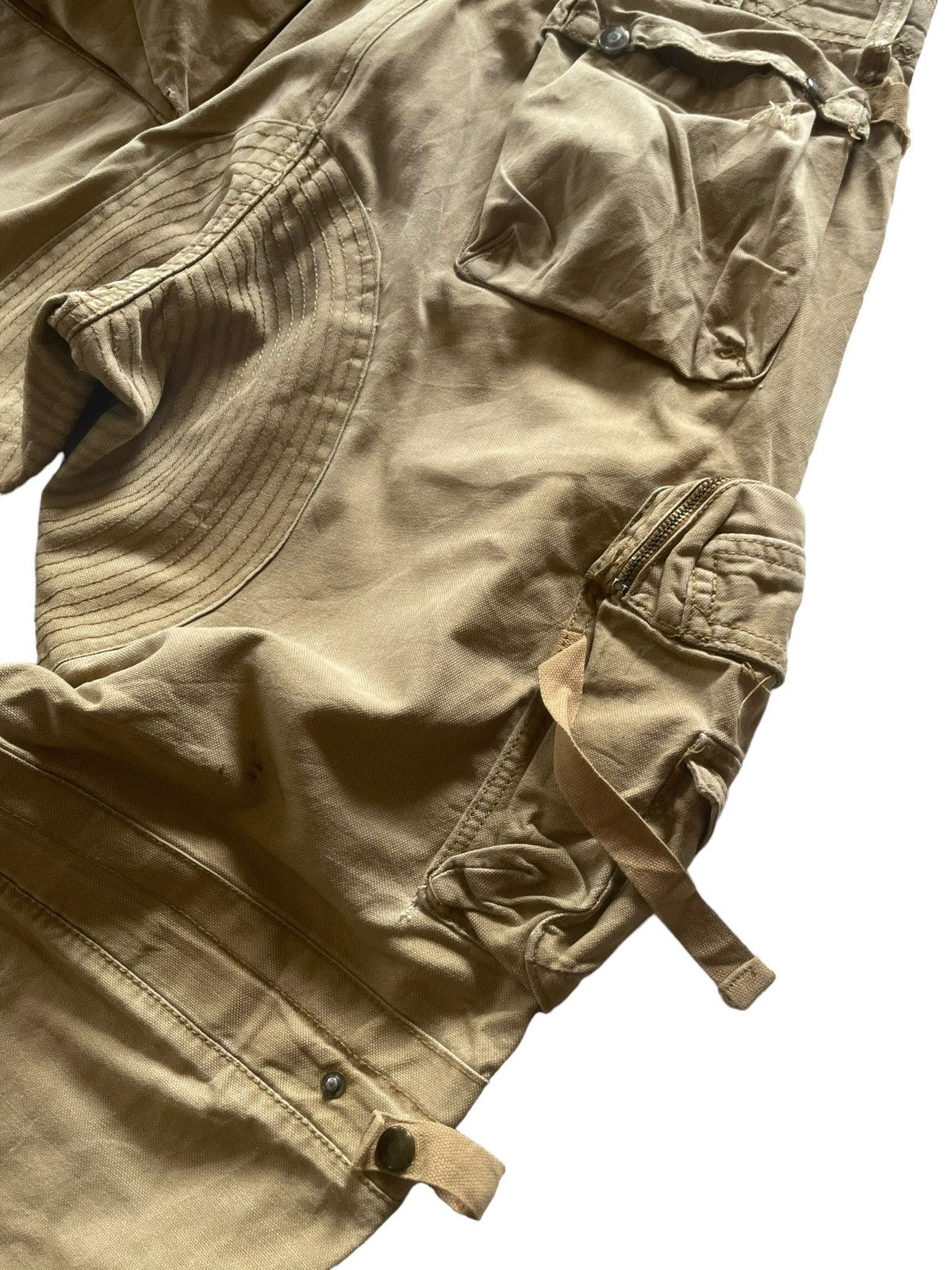 Japanese Brand × Junya Watanabe Junyawatanabe Dolce Gabanna Style Distressed Baggy Cargos Size US 32 / EU 48 - 13 Thumbnail