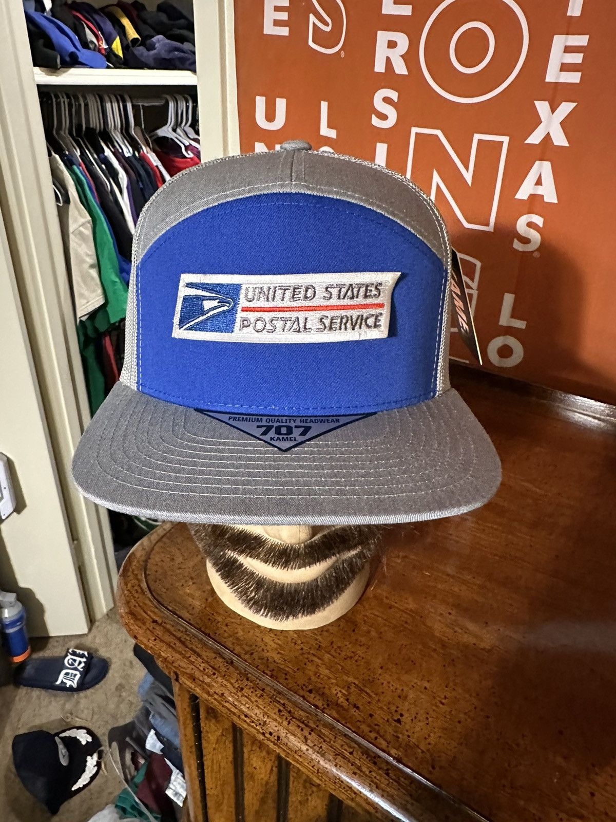 Anti Social Social Club × NFL × Vintage Vintage USPS NFL Detroit Lions “blue & grey” hat 00s Size ONE SIZE - 2 Thumbnail