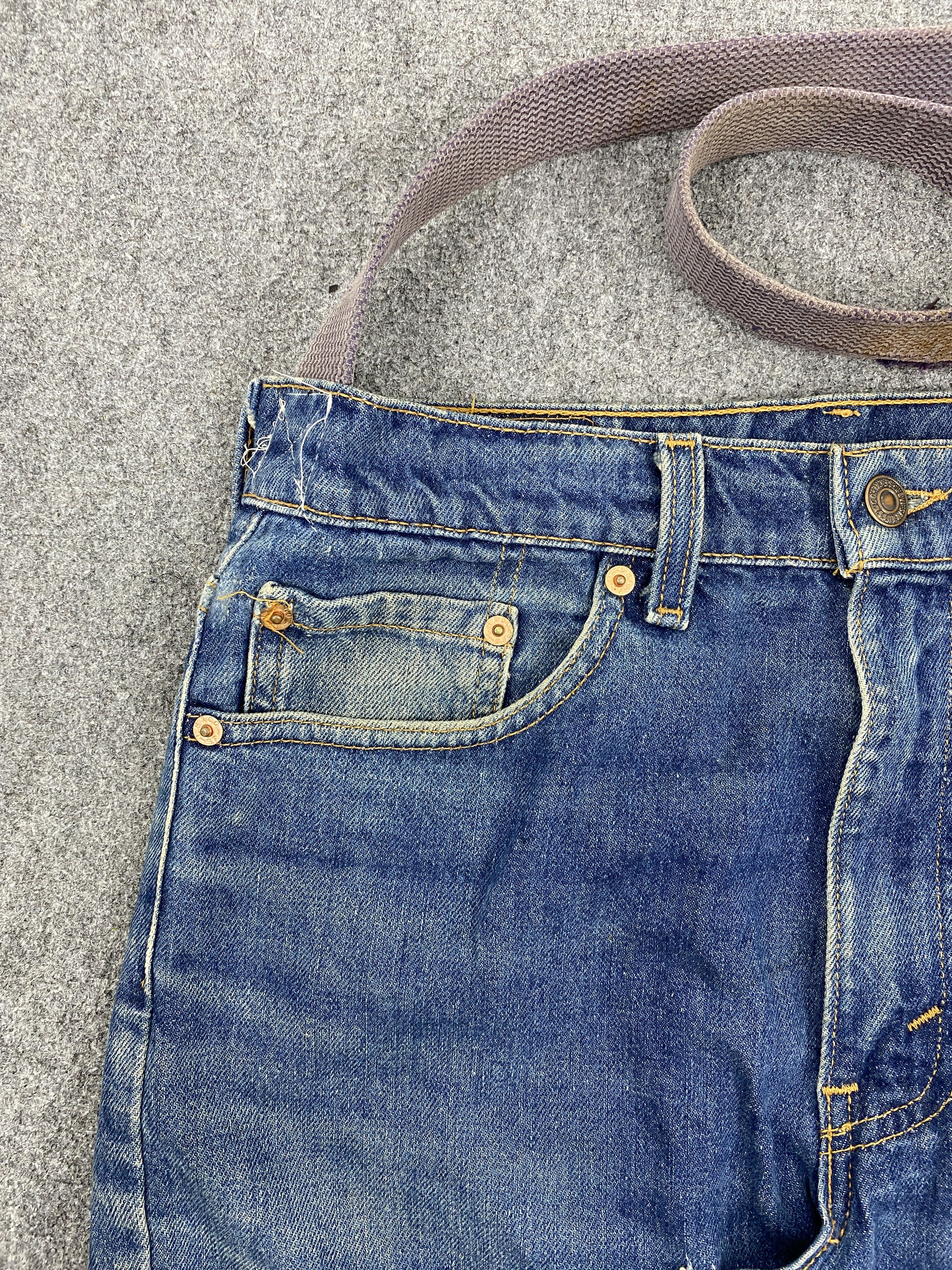 Handmade × Levi's × Vintage Vintage Levi's Jeans Custom Handmade Cossbody Bag BG0105 Size ONE SIZE - 4 Thumbnail