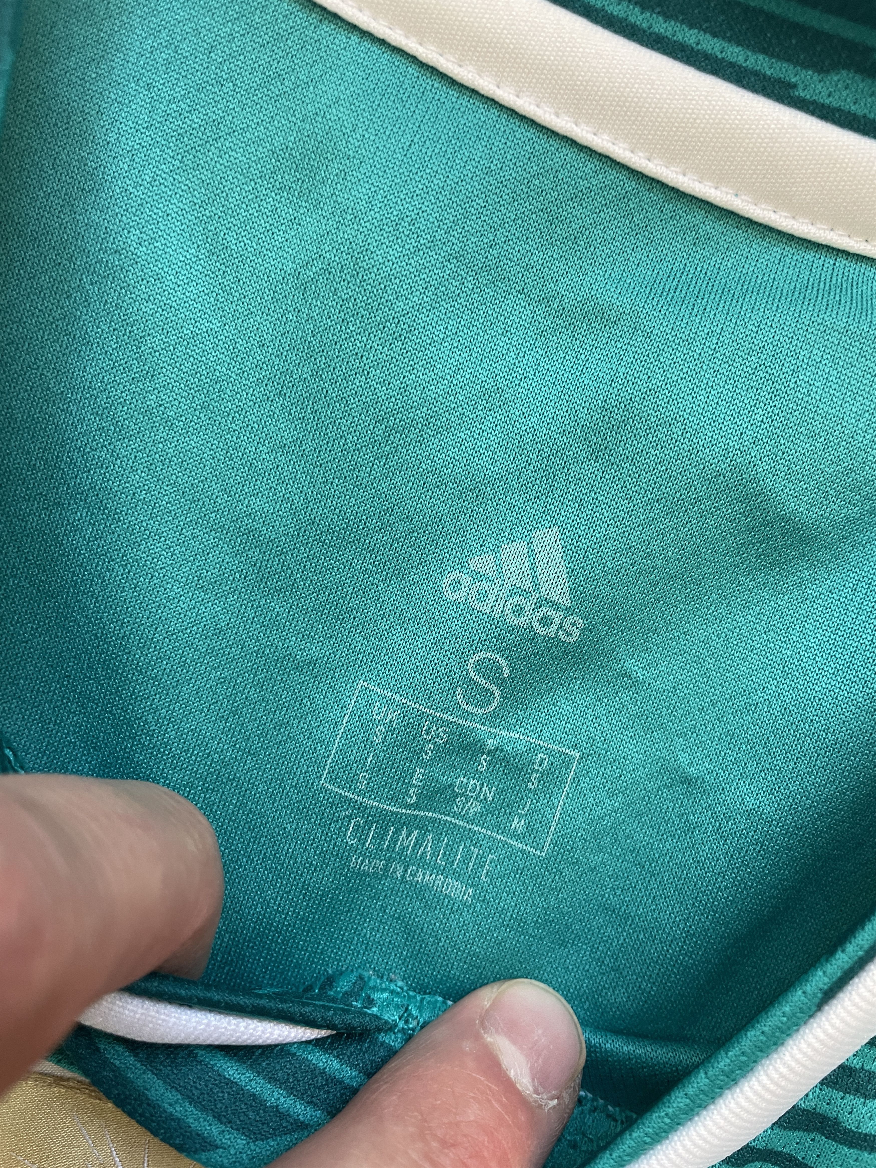 Adidas ADIDAS BLOKECORE GERMANY TEAL 2018 BLOKECORE JERSEY Size US S / EU 44-46 / 1 - 4 Thumbnail