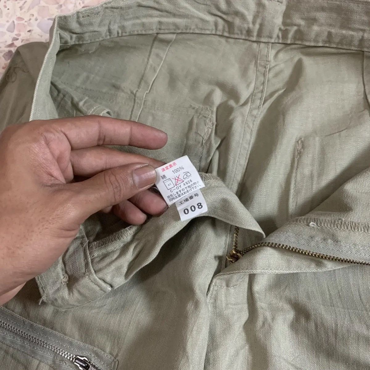 Seditionaries ‼️ RARE ‼️ JAPANESE VTG BIG POCKET TROUSERS BAGGY HBT TWILL Size US 28 / EU 44 - 8 Thumbnail