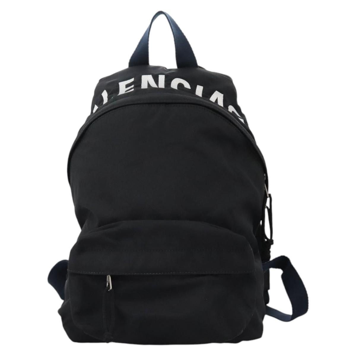 Balenciaga Wheel Black Synthetic Backpack Bag (Pre-Owned) Size ONE SIZE - 1 Thumbnail
