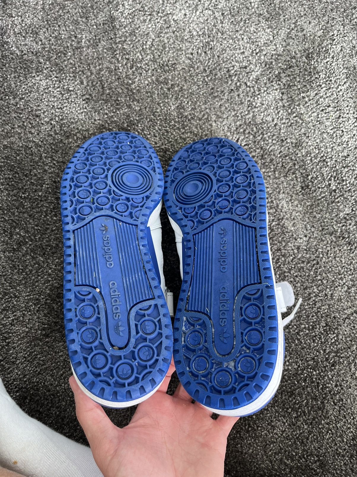 Adidas Adidas low forum white/blue Size US 9 / EU 42 - 4 Thumbnail