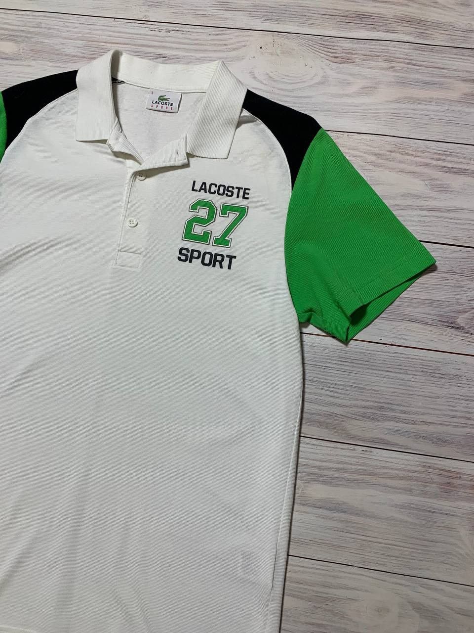 Lacoste 🐊Vintage Lacoste Sport Polo Shirt Short Sleeve Luxury 🐊 Size US M / EU 48-50 / 2 - 2 Thumbnail