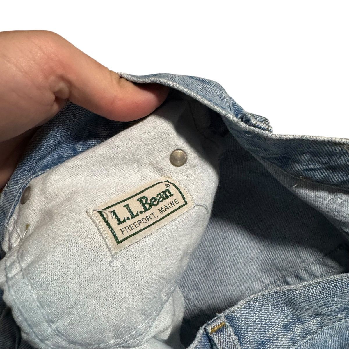 L.L. Bean Vintage L.L. Bean Straight Fit Denim Jeans Women's 30x28.25 Size 30" / US 8 / IT 44 - 4 Thumbnail