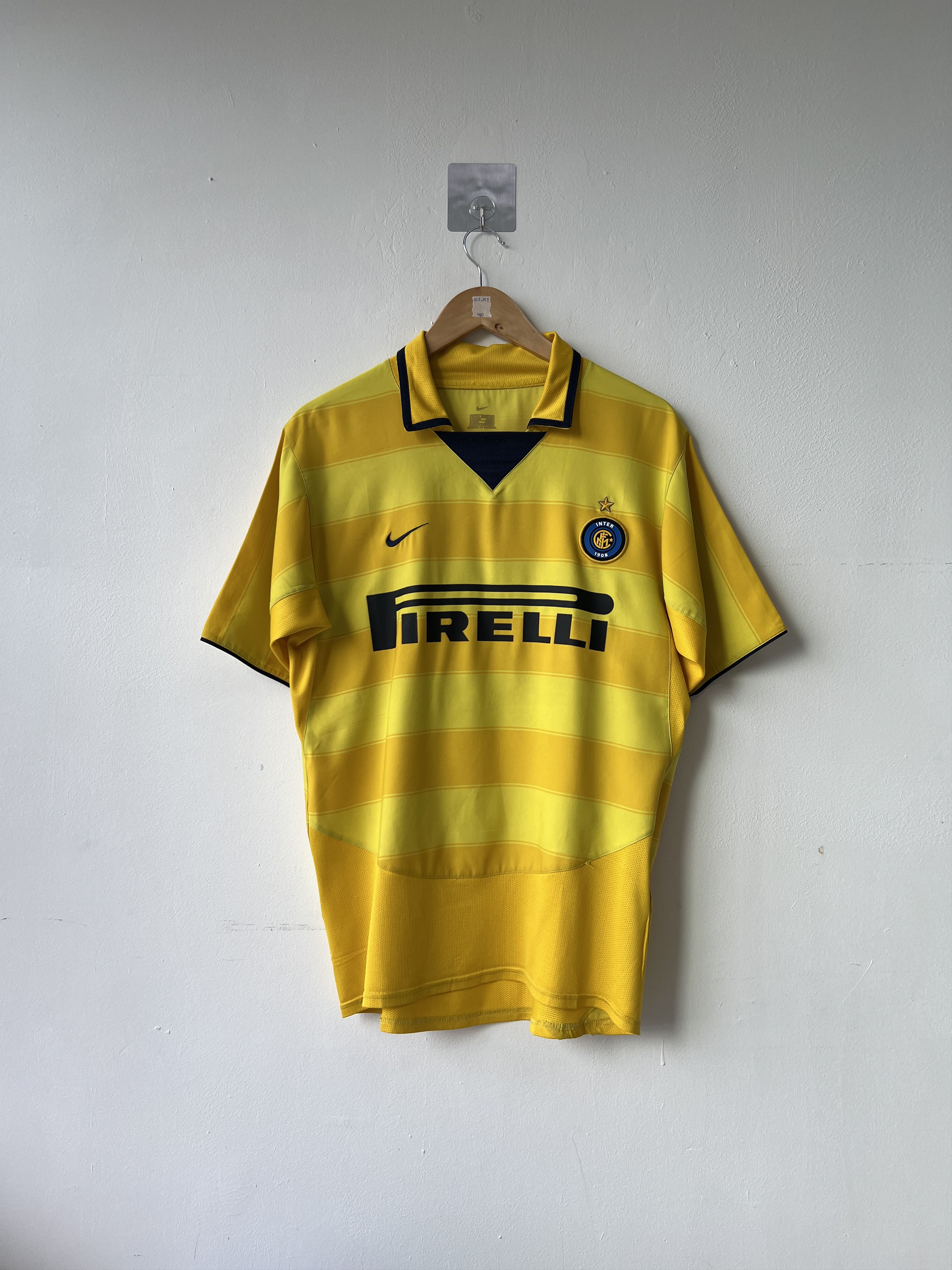 Nike (M) Inter Milan 2003-04 Away Kit J. Zanetti #4 Size US M / EU 48-50 / 2 - 2 Thumbnail