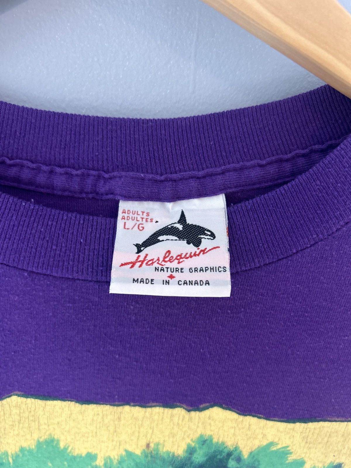 Vintage Vintage 1992 Harlequin Nature Graphics Zebra Tee Size US L / EU 52-54 / 3 - 7 Thumbnail