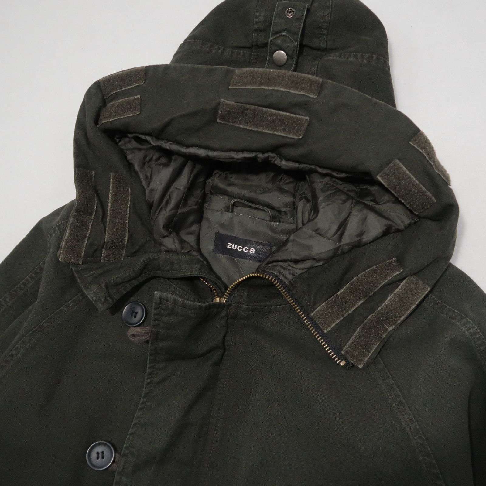 Issey Miyake 2000s Issey Miyake Zucca Military Jacket Hood Hunting Size US M / EU 48-50 / 2 - 6 Thumbnail