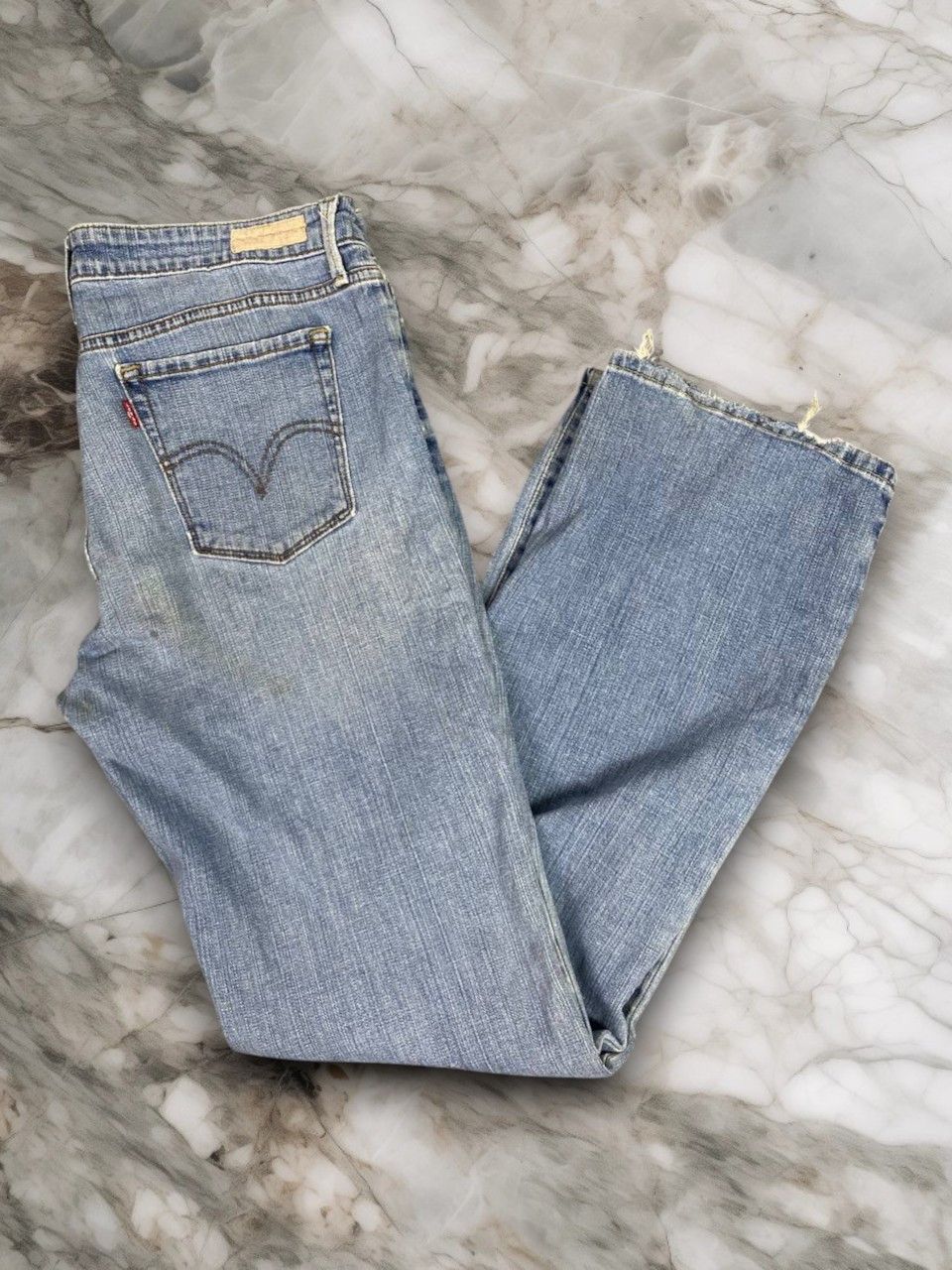 Levi's vintage levis 545 low bootcut stretch denim nice design Size 36" / US 14 / IT 50 - 1 Thumbnail