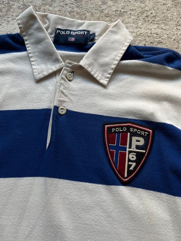 Polo Ralph Lauren Ralph Lauren Polo Sport P. Badge Sz L 1990s Size US L / EU 52-54 / 3 - 10 Thumbnail