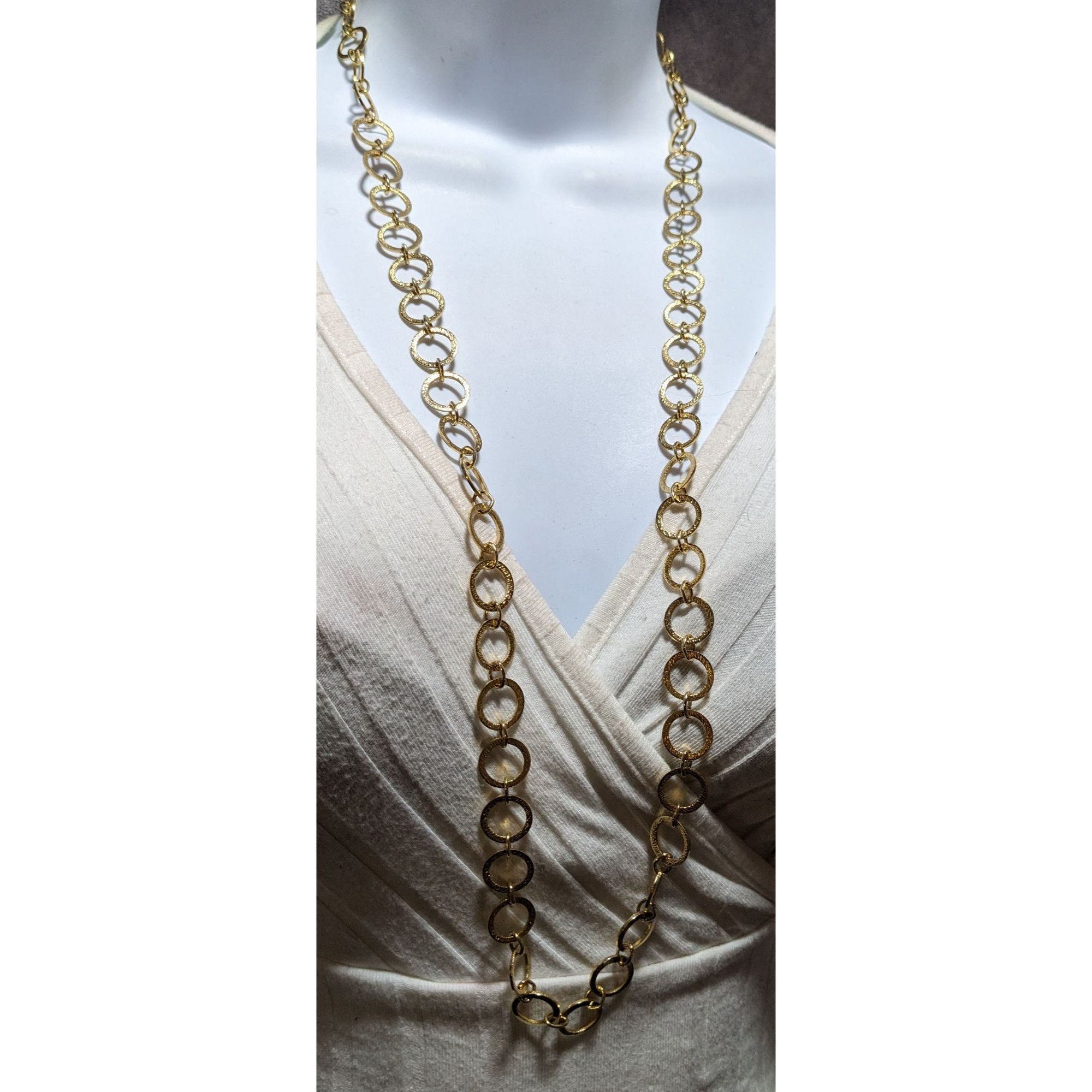Other Gold-Tone Circle Link Chain Necklace Size ONE SIZE - 7 Thumbnail