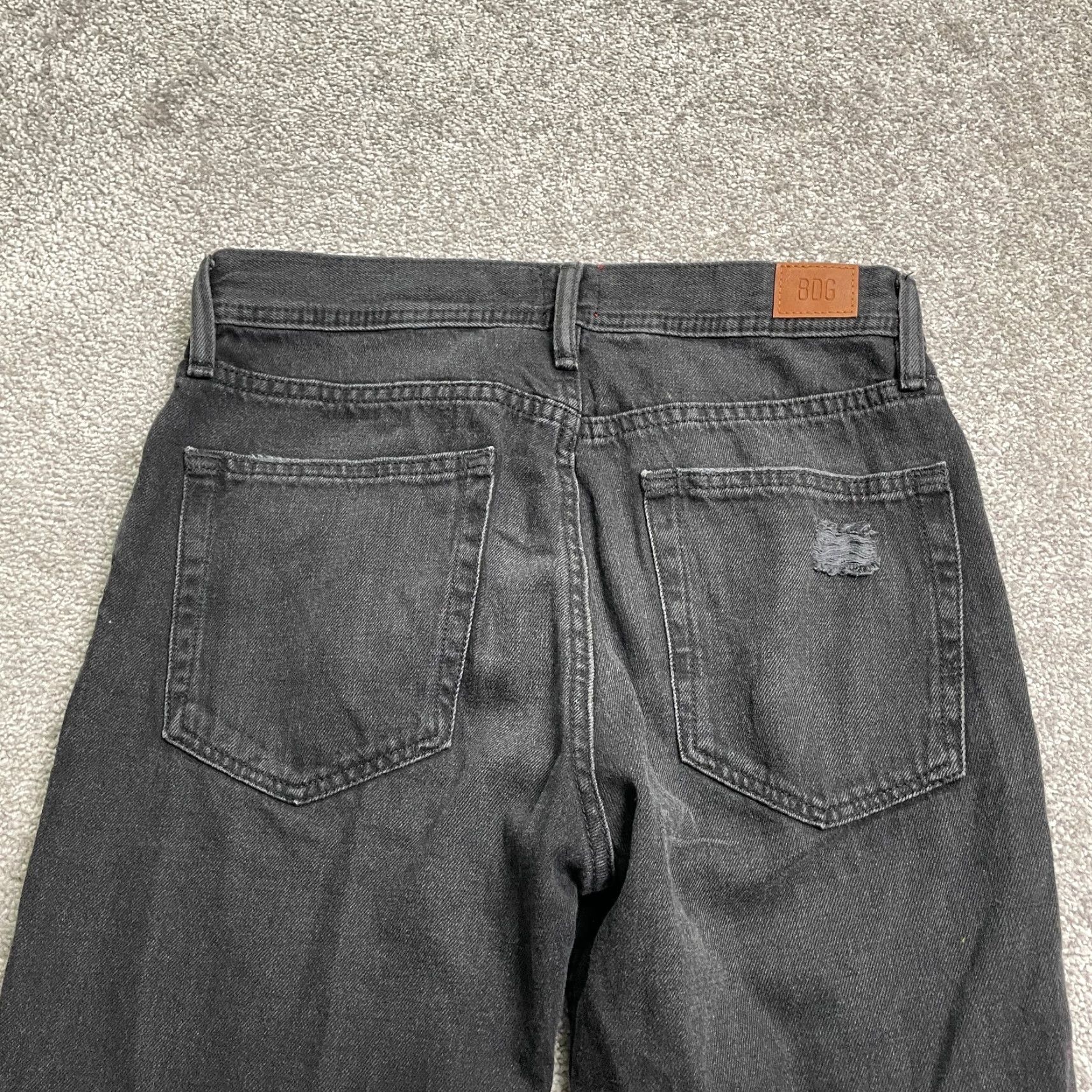Bdg BDG Jeans Slim Taper Fit Men's 30x30 Black Distressed Denim USA Classic Size US 30 / EU 46 - 4 Thumbnail