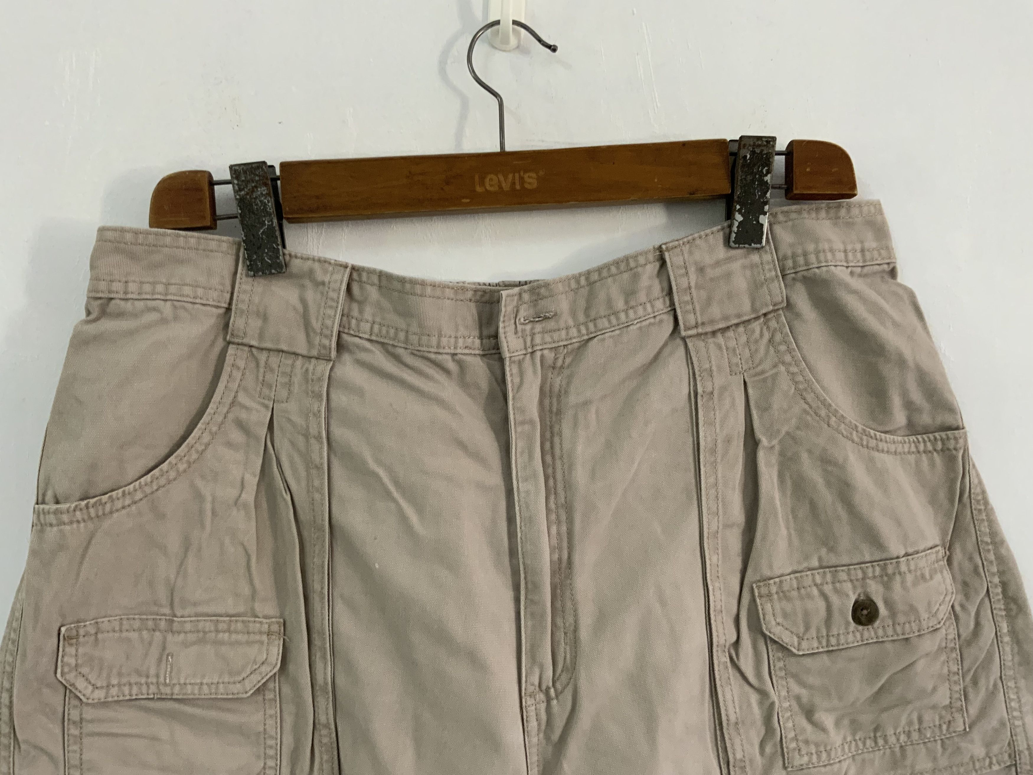 Unsound Rags Red Hero Cargo Multipocket Shorts Size US 40 / EU 56 - 3 Thumbnail