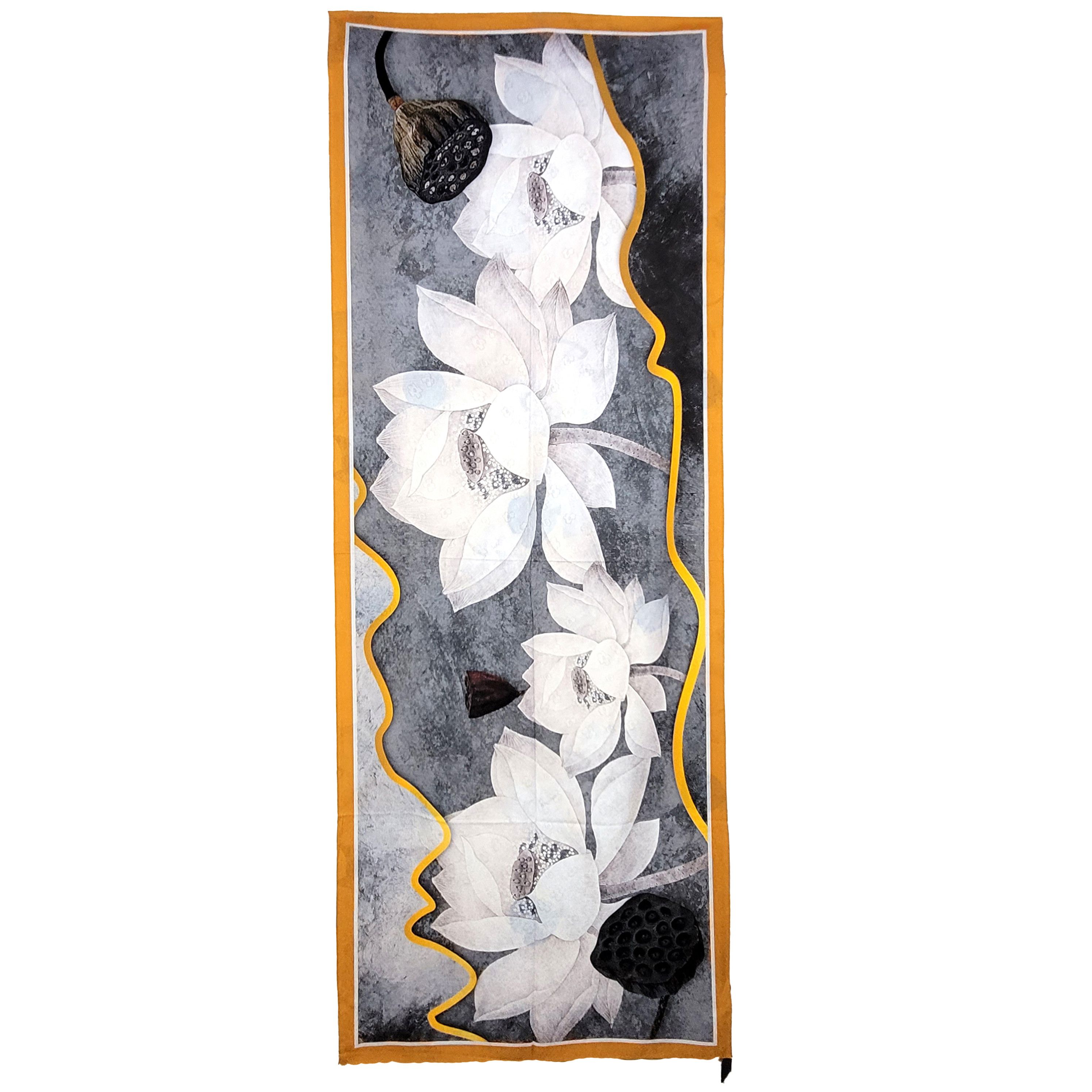 Other Double-Sided Silk Scarf 27"x70" Long Rectangle 3303 Size ONE SIZE - 1 Thumbnail