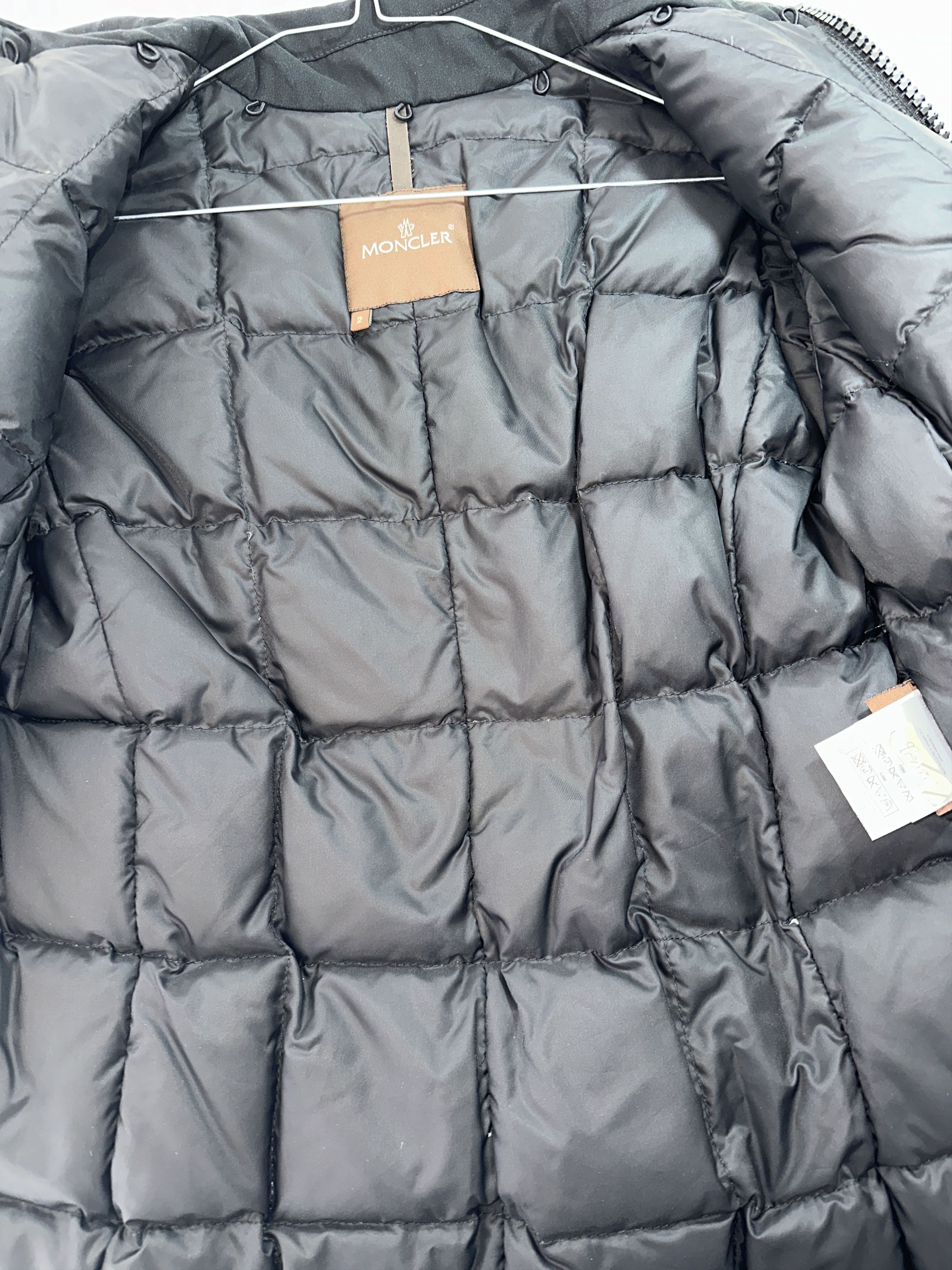Moncler MONCLER Size 2 Black Vintage Down Jacket LAMPO Zip 2000s Size XS / US 0-2 / IT 36-38 - 10 Thumbnail