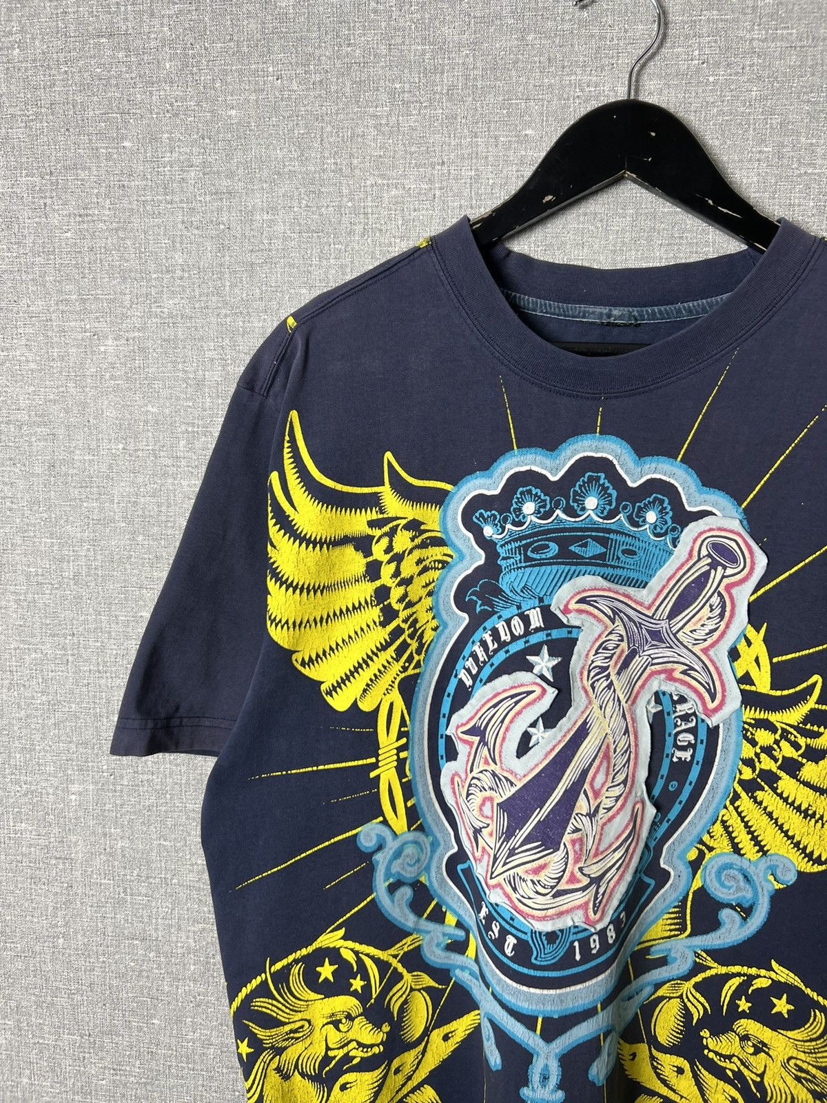Raw State RAWBLUE Affliction Style All Over Printed Tee Men’s T-Shirt Size US XL / EU 56 / 4 - 2 Thumbnail