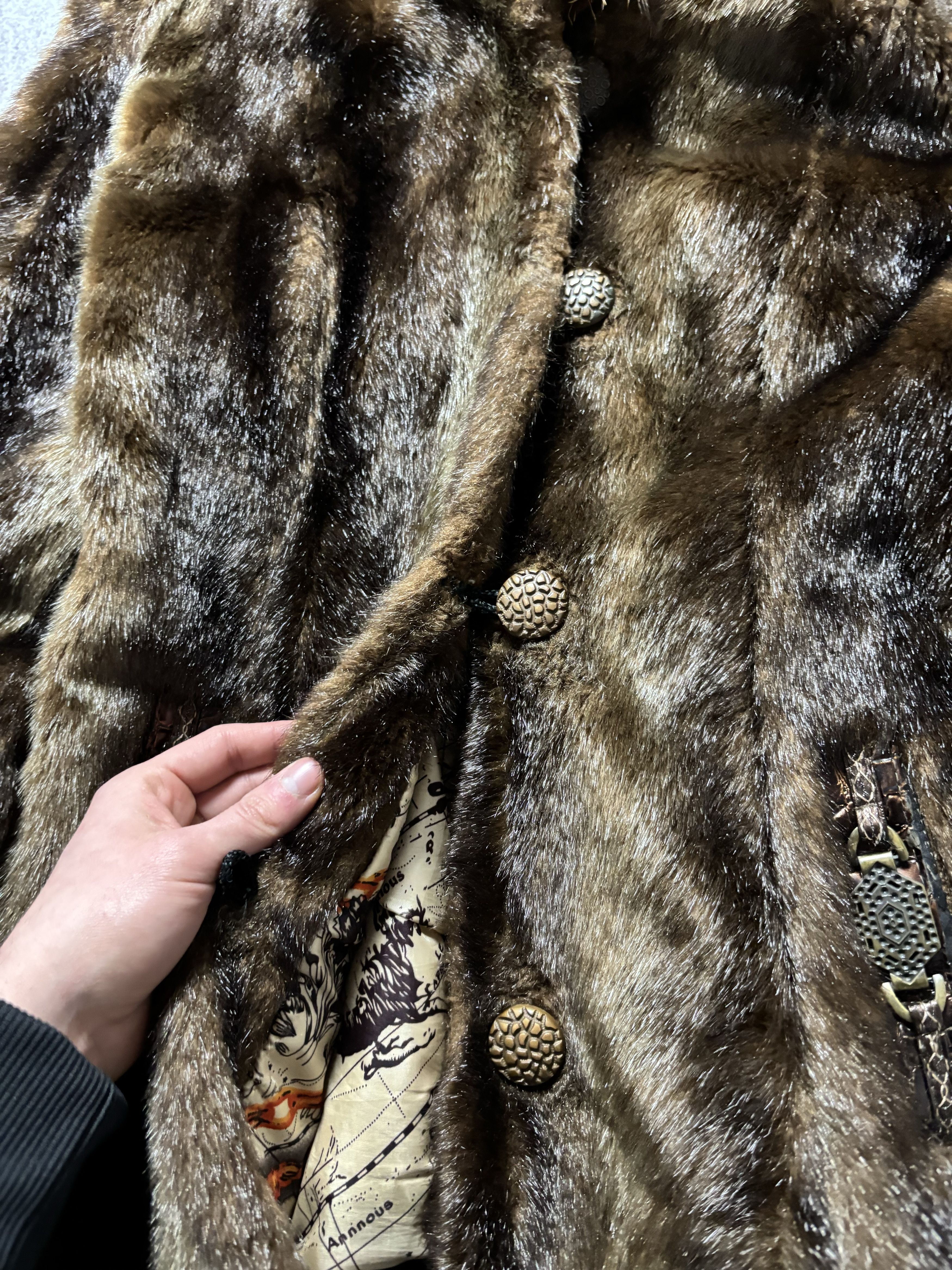 Yohji Yamamoto 80-90S YOHJI YAMAMOTO STYLE LUXURY FAUX FUR COAT JACKET Size M / US 6-8 / IT 42-44 - 8 Thumbnail