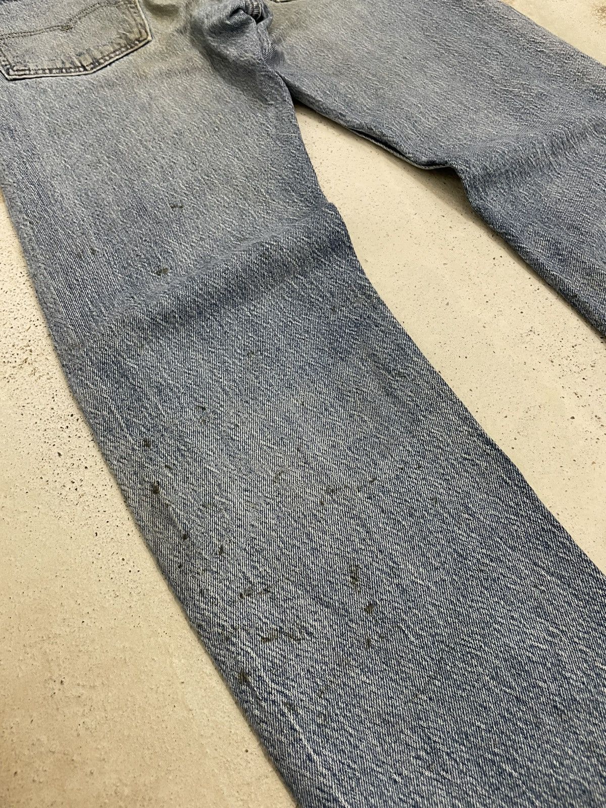 Levi's Levis 502 Y2K Distressed Mud Dirty Light Blue Wash Size US 30 / EU 46 - 11 Thumbnail