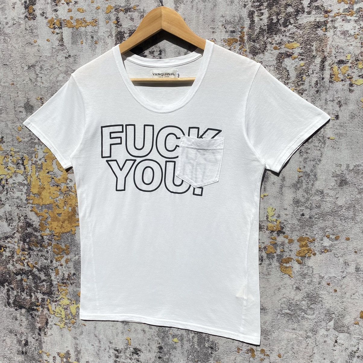 Japanese Brand × Vanquish Vanquish Tokyo Japan Pocket Shirt Spellout FUCK YOU Vanquish Size US S / EU 44-46 / 1 - 3 Thumbnail