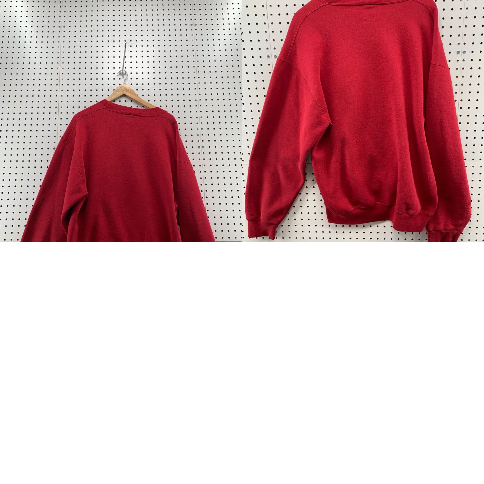 Russell Athletic VINTAGE Russell Athletic Sweatshirt Mens Large Tall LT Red Fleece Crewneck Sports 90s Men Größen? Size US L / EU 52-54 / 3 - 10 Thumbnail