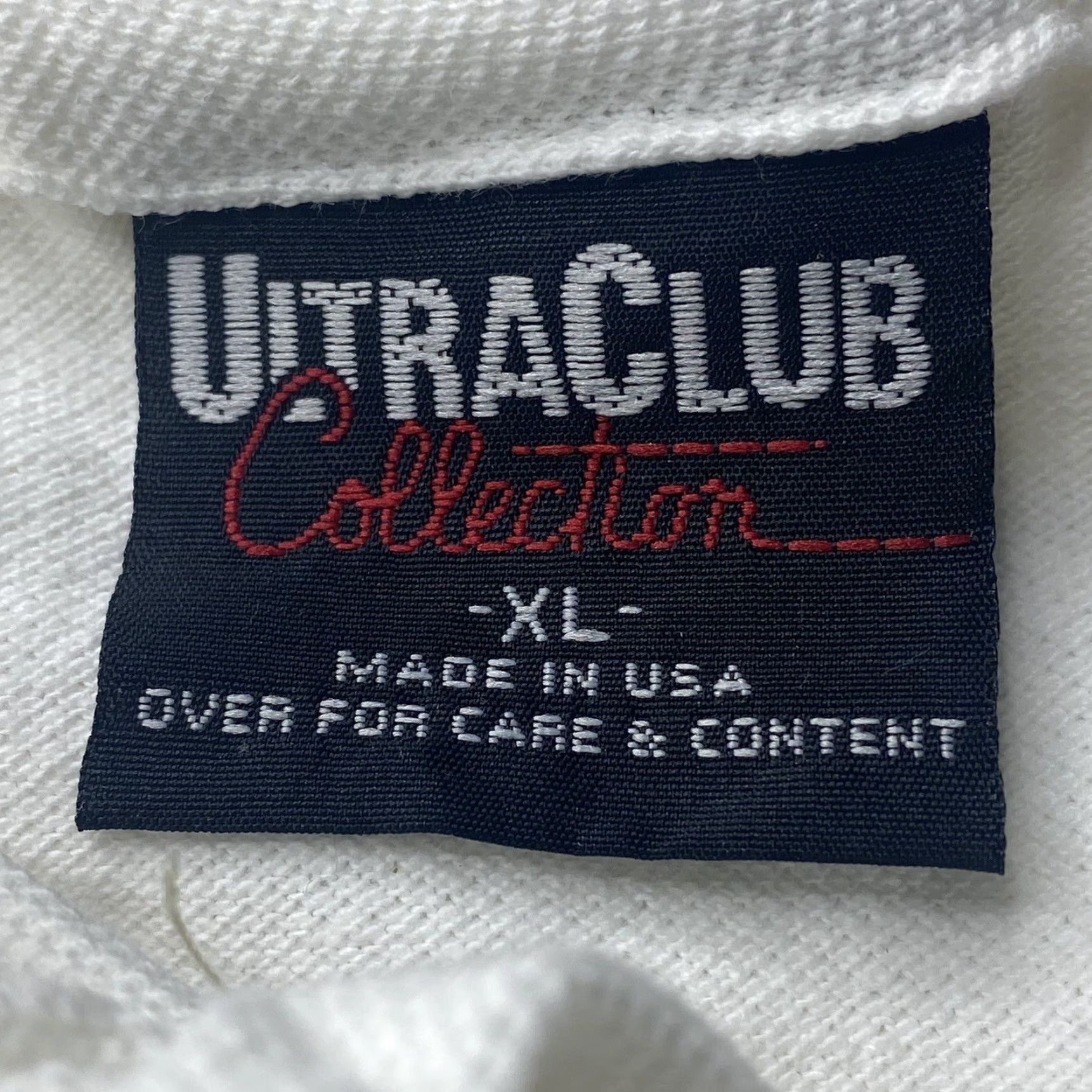 Vintage VINTAGE Ultra Club Collection Polo Shirt XL White 1990s 1998 PBA Mid Year Meeting Made in USA Mens Polo Rugby Short Sleeve Sportswear/Beach Size US XL / EU 56 / 4 - 3 Thumbnail
