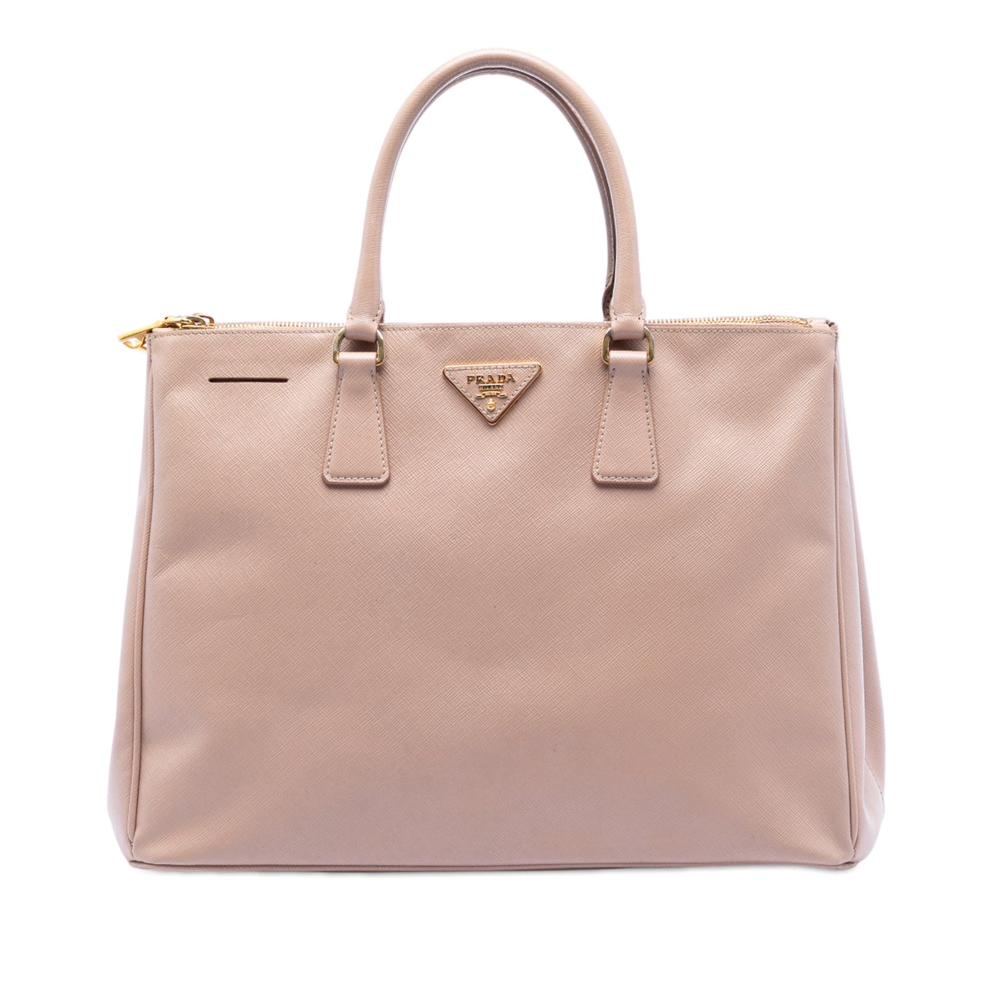 Prada Large Saffiano Lux Galleria Double Zip Satchel Size ONE SIZE - 1 Thumbnail
