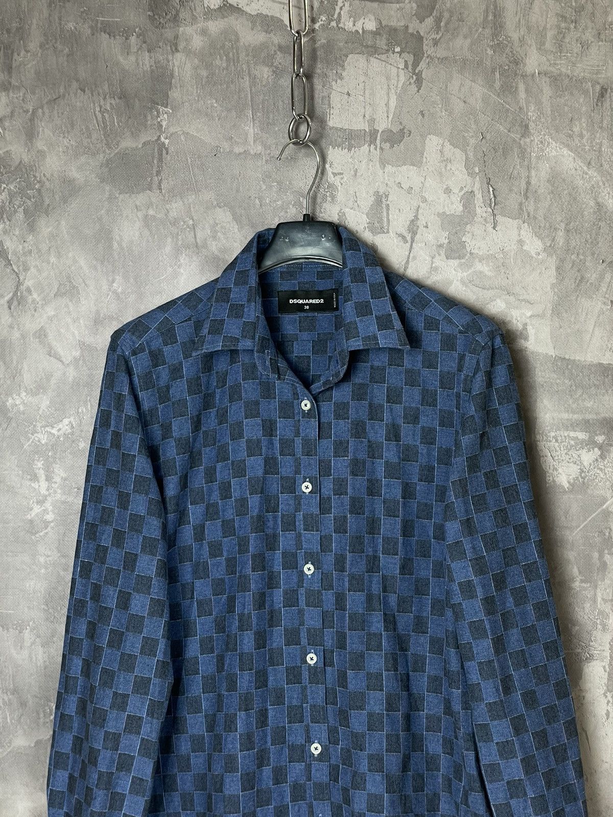 Dsquared2 × Japanese Brand DSQUARED2 ABSTRACT BUTTON UP SHIRT STREETWEAR Y2K Size US M / EU 48-50 / 2 - 2 Thumbnail