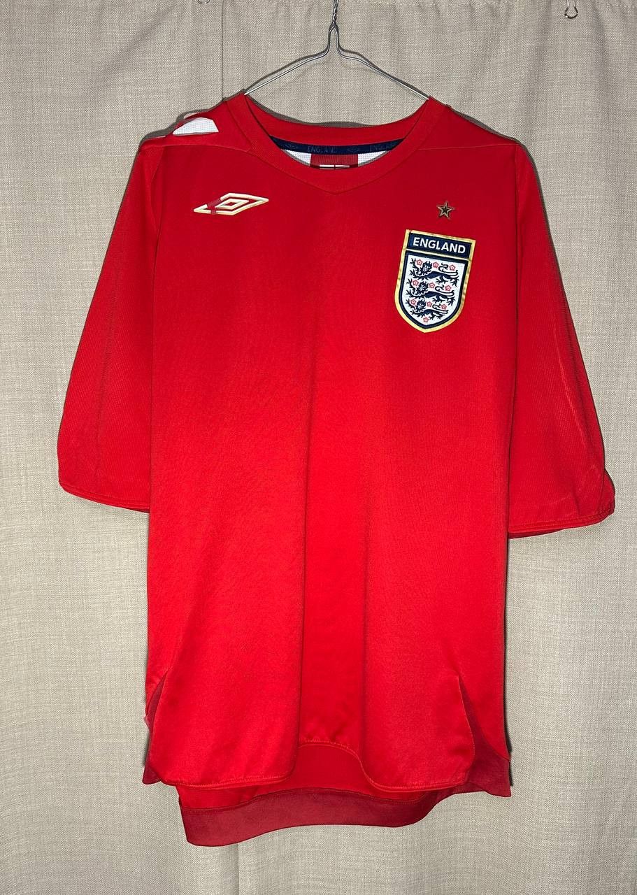 Umbro England 2006 2008 Away Umbro football jersey shirt Soccer Size US XL / EU 56 / 4 - 1 Thumbnail