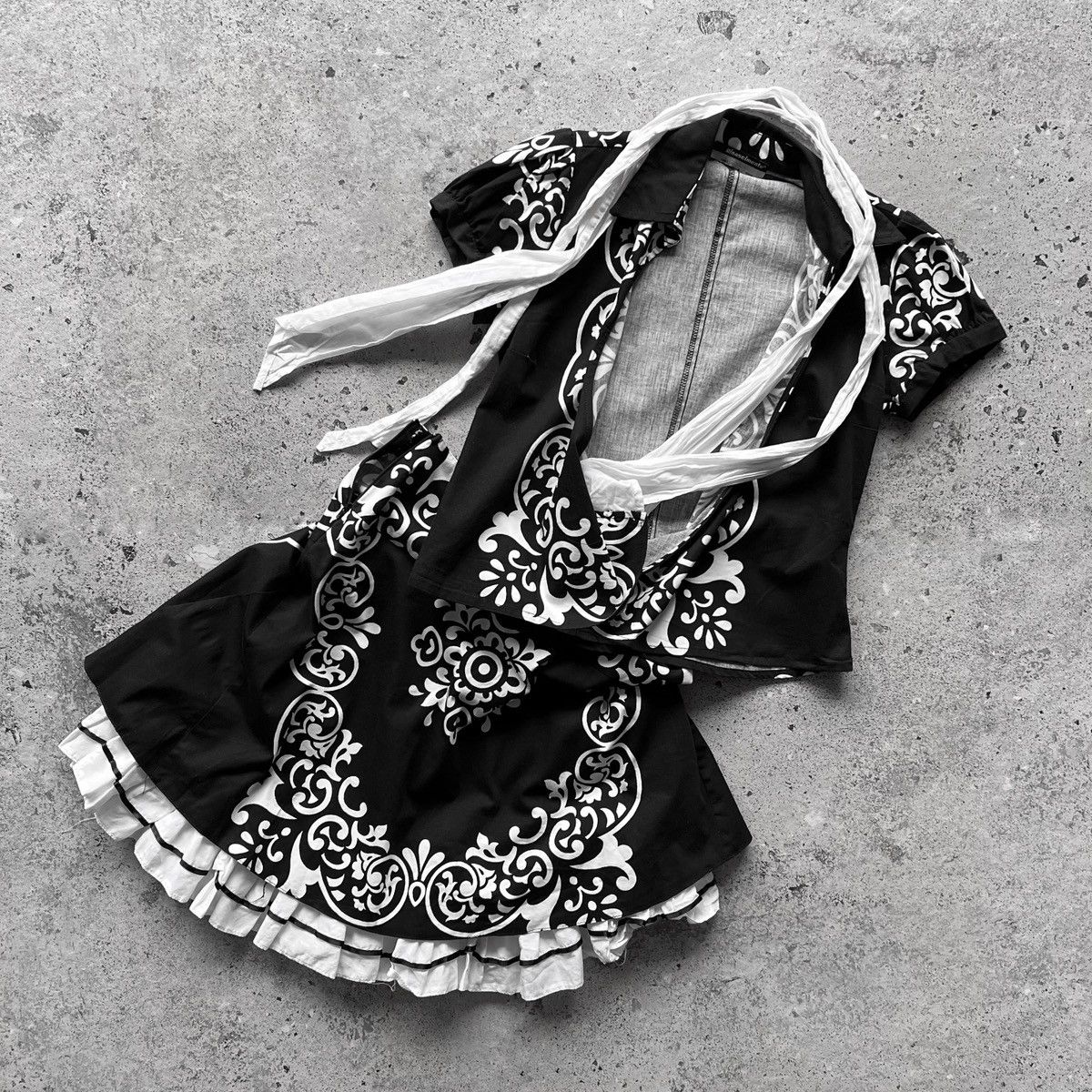 Other Rinascimento Womens Black White Top & Skirt Set Italy Size S / US 4 / IT 40 - 1 Thumbnail