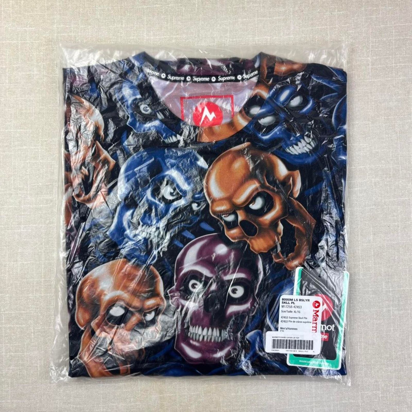 Supreme 💀 Supreme x Marmot Base Layer L/S Top “Multicolor” XL Size US XL / EU 56 / 4 - 3 Thumbnail