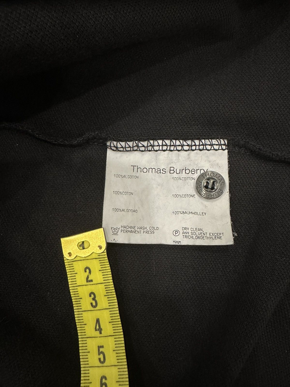Burberry Vintage Burberry Long Sleeve Polo Size US XL / EU 56 / 4 - 11 Thumbnail