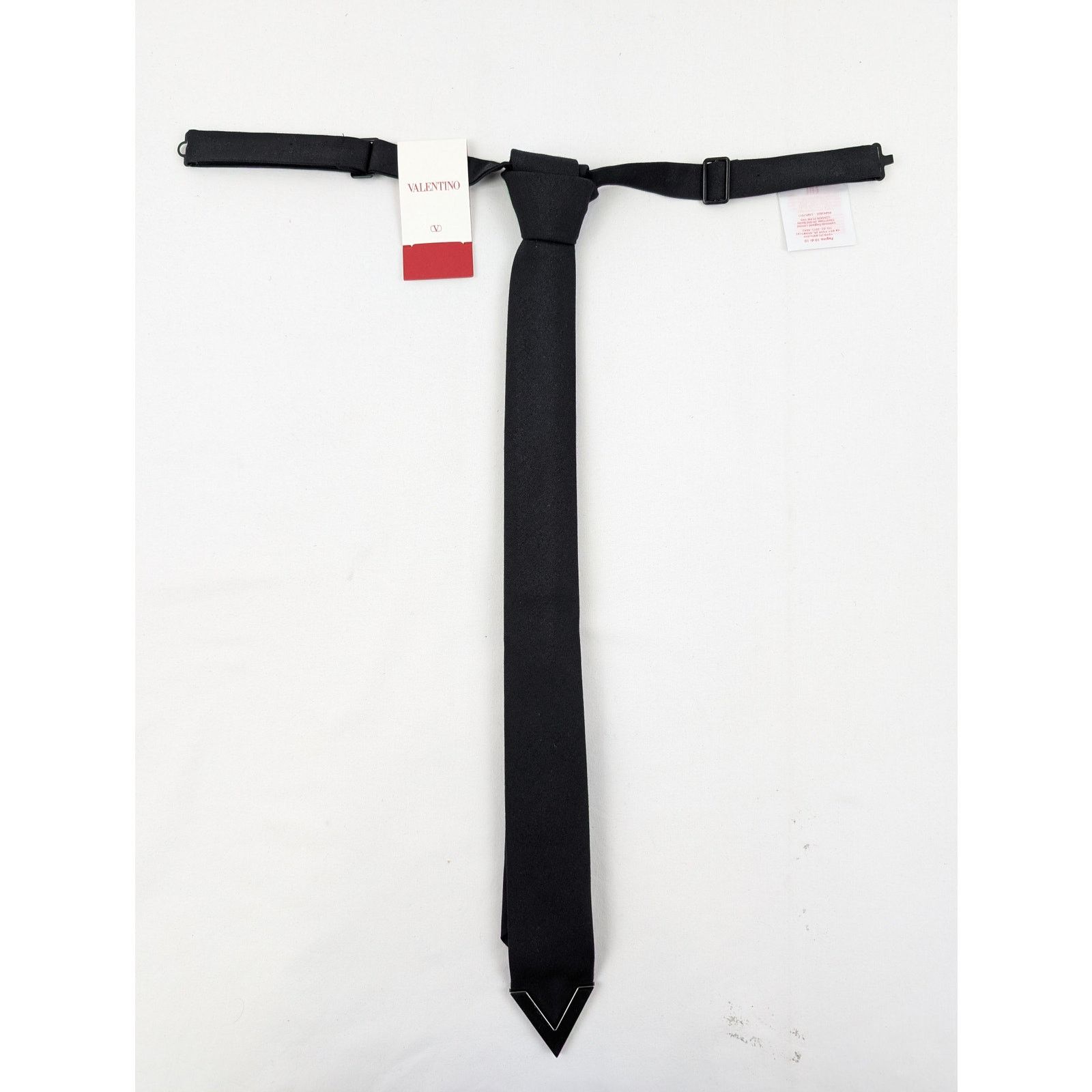 Valentino o1rshd1 Size: OS / Tie in Black Size ONE SIZE - 1 Thumbnail