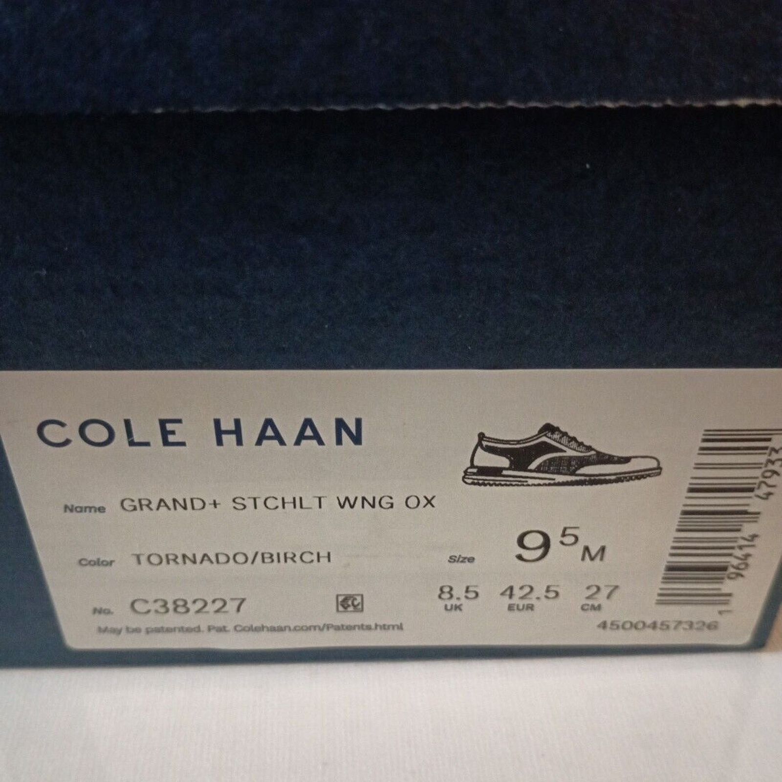 Cole Haan Cole Haan Wingtip Oxford Shoes Men's Size 9.5M Gray C38227 Size US 9.5 / EU 42-43 - 8 Thumbnail