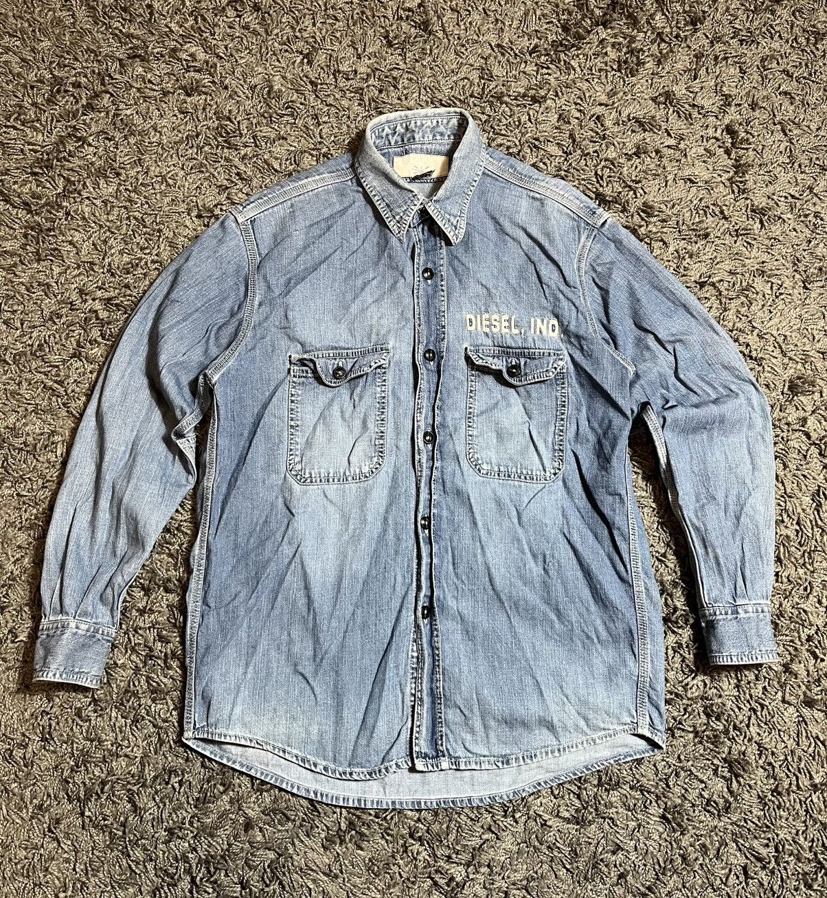 Diesel DIESEL VINTAGE 1990’s DENIM SHIRT AMERICAN STYLE Size US S / EU 44-46 / 1 - 1 Thumbnail