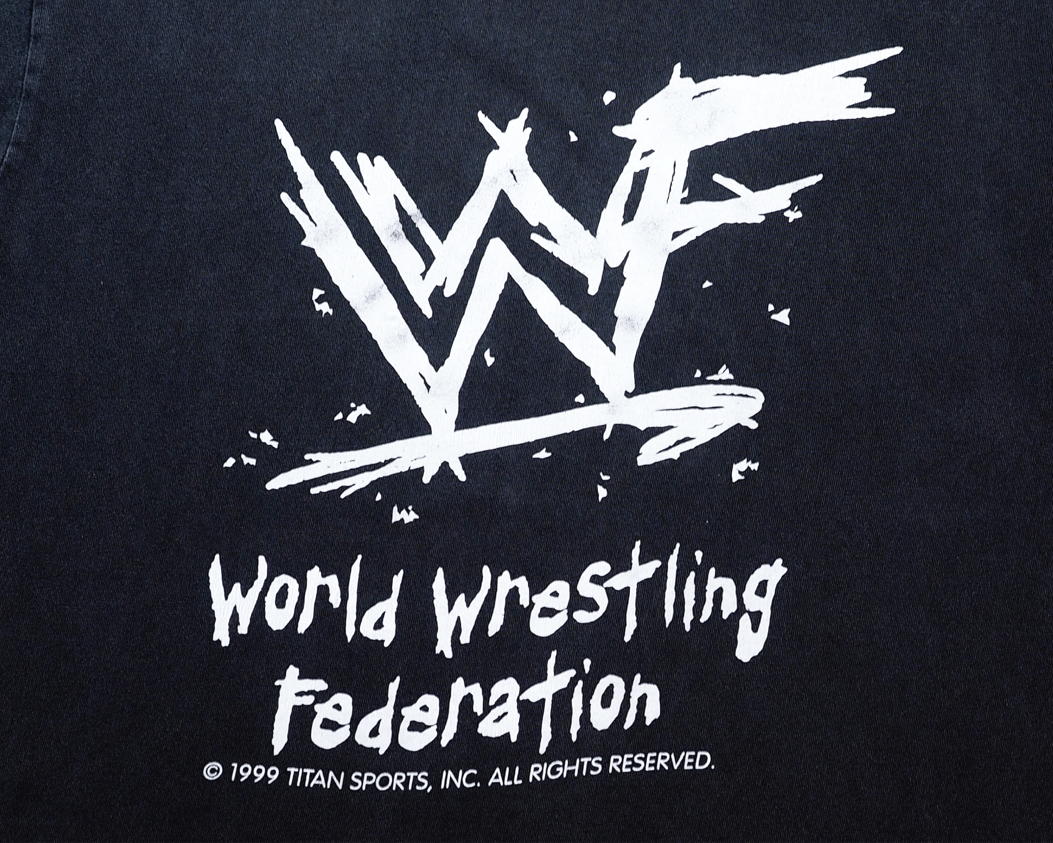 Vintage Vintage 1999 WWF RAW IS WAR The Rock VS Steve Austin Shirt L Size US L / EU 52-54 / 3 - 6 Thumbnail