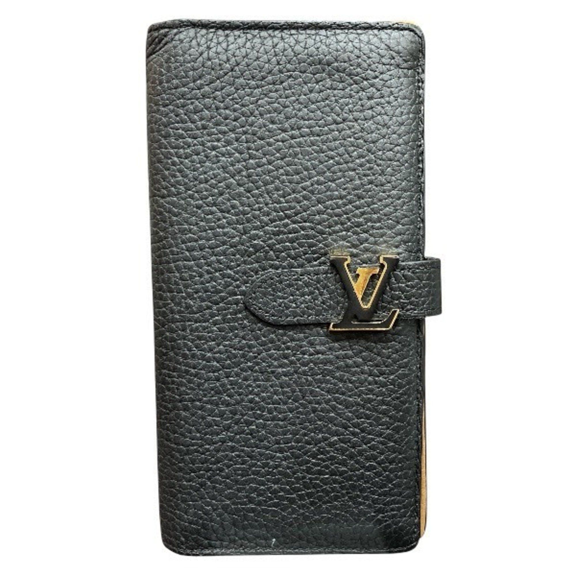 Louis Vuitton Louis Vuitton Taurillon LV Vertical M81330 Long Wallet for Men and Women Size ONE SIZE - 1 Thumbnail