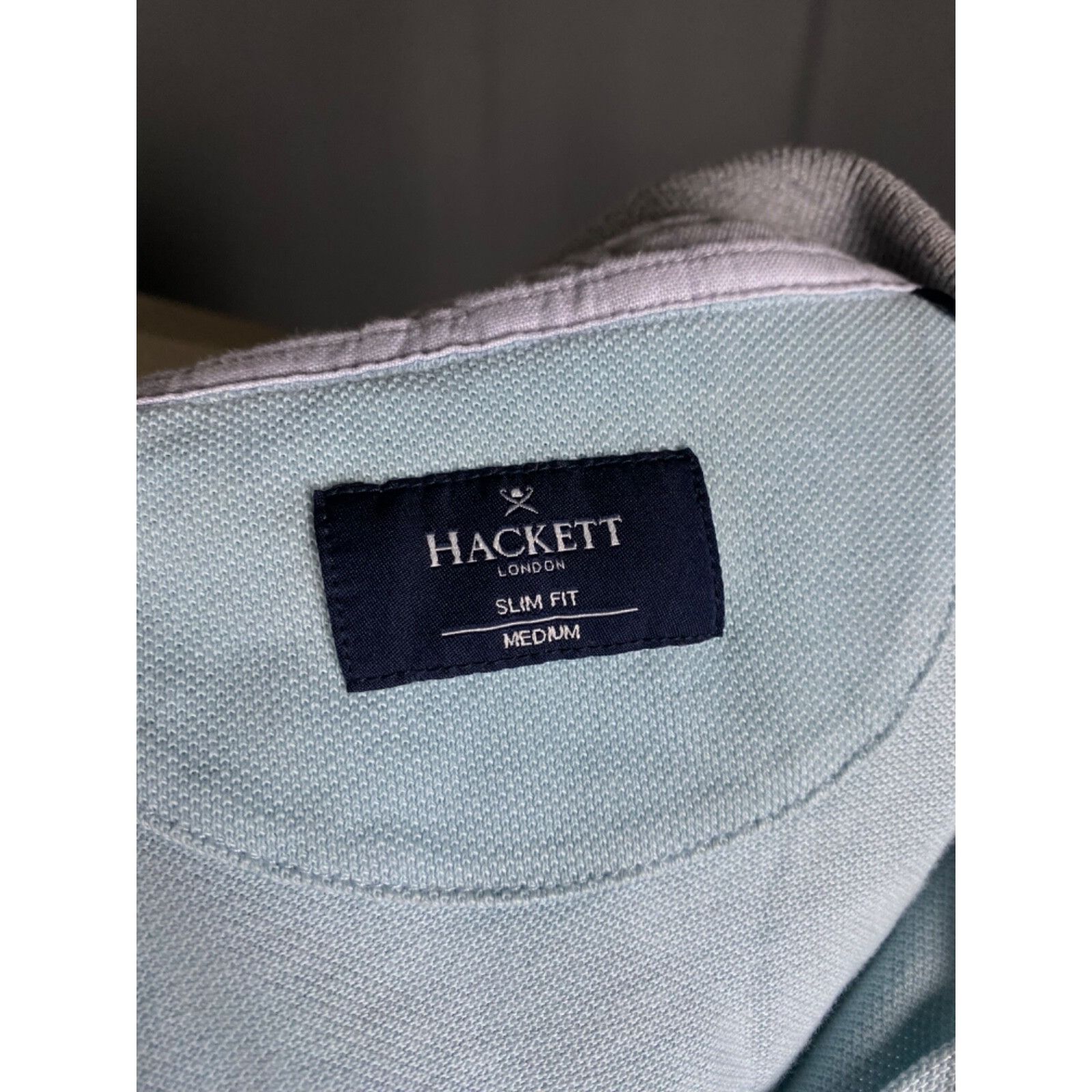 Hackett MINT! Hackett Small Logo Men's Light Blue Polo T-Shirt Size Size US M / EU 48-50 / 2 - 11 Thumbnail