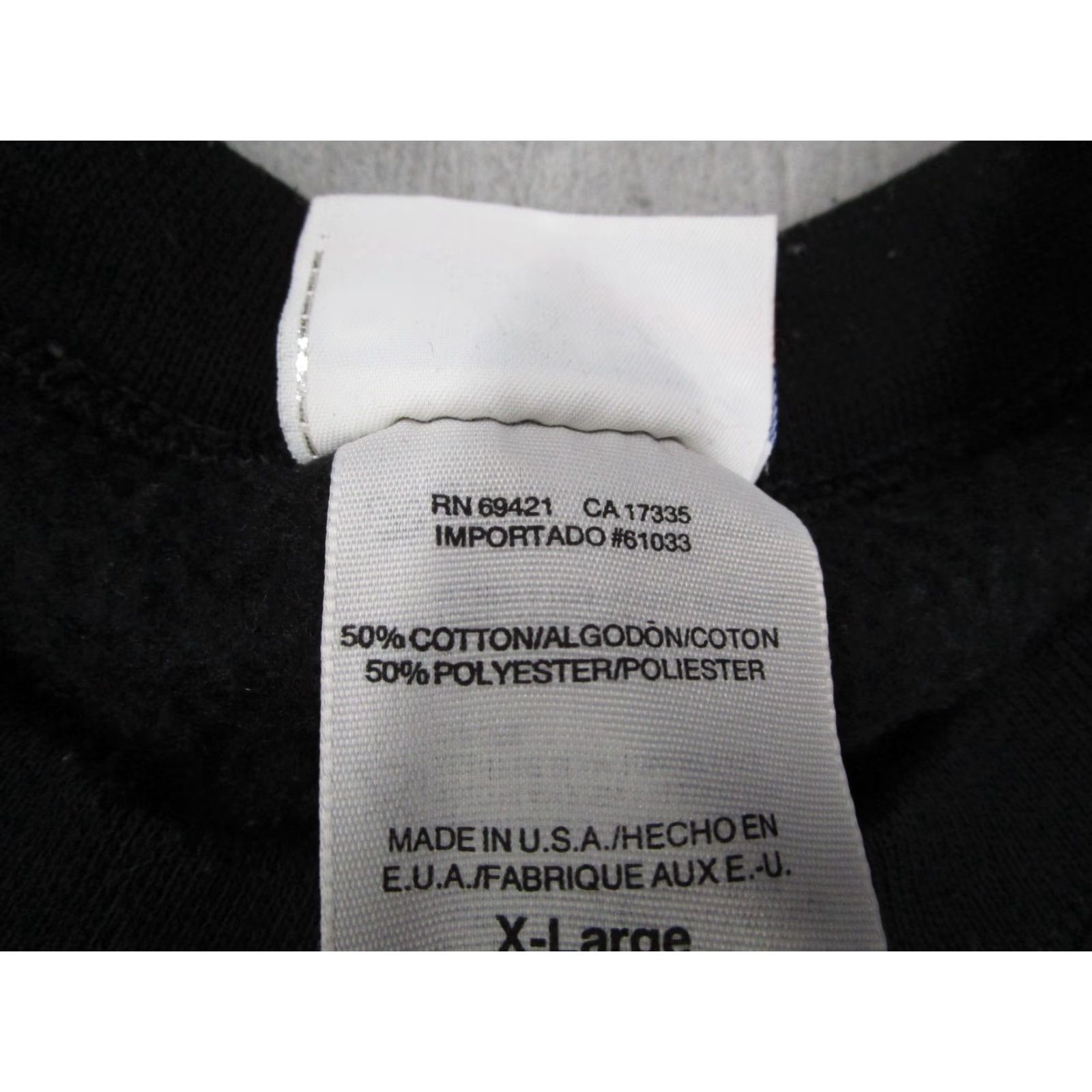 Reebok VINTAGE Reebok Athletics Sweatshirt Mens XL Black Crewneck Fleece 90s Made USA Graphic Print Size US XL / EU 56 / 4 - 4 Thumbnail