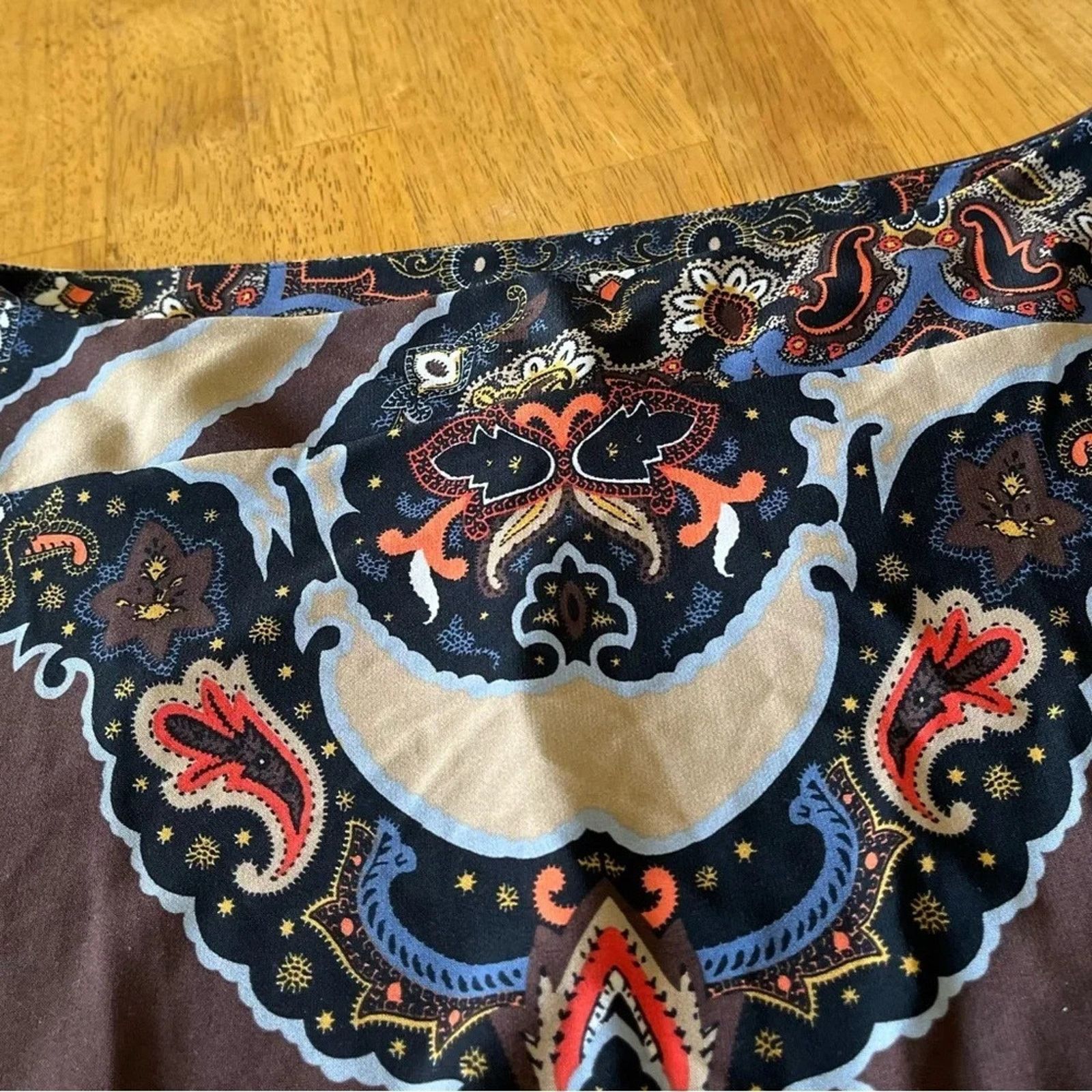 The Unbranded Brand Emma & Michele paisley print midi dress, size 8 Size M / US 6-8 / IT 42-44 - 2 Thumbnail