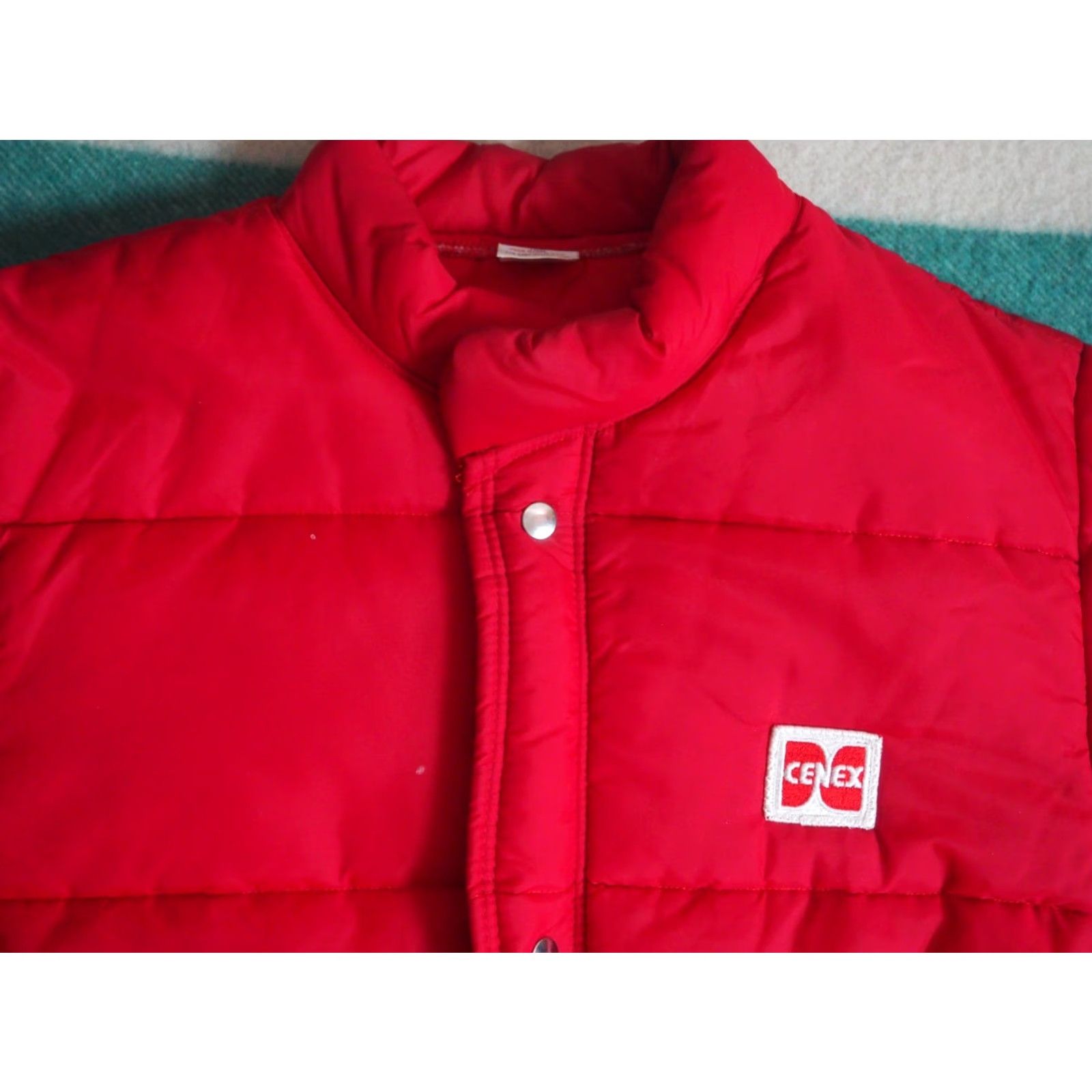 GAS VTG 70s Unitog Cenex Gas Red Poly Retro Snap Puffer Jacket USA Made Mens L Size US L / EU 52-54 / 3 - 2 Thumbnail