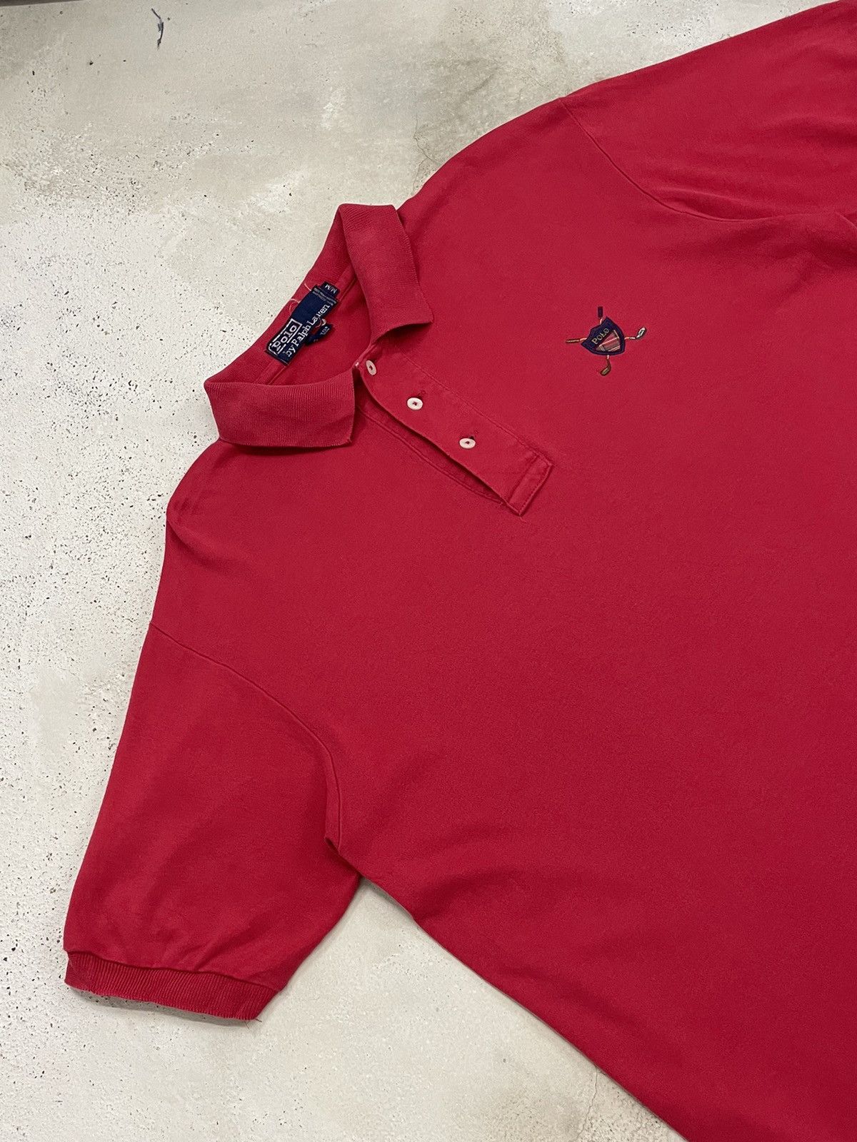 Polo Ralph Lauren × Ralph Lauren Vintage Ralph Lauren Red Polo Embroidery Size US M / EU 48-50 / 2 - 3 Thumbnail