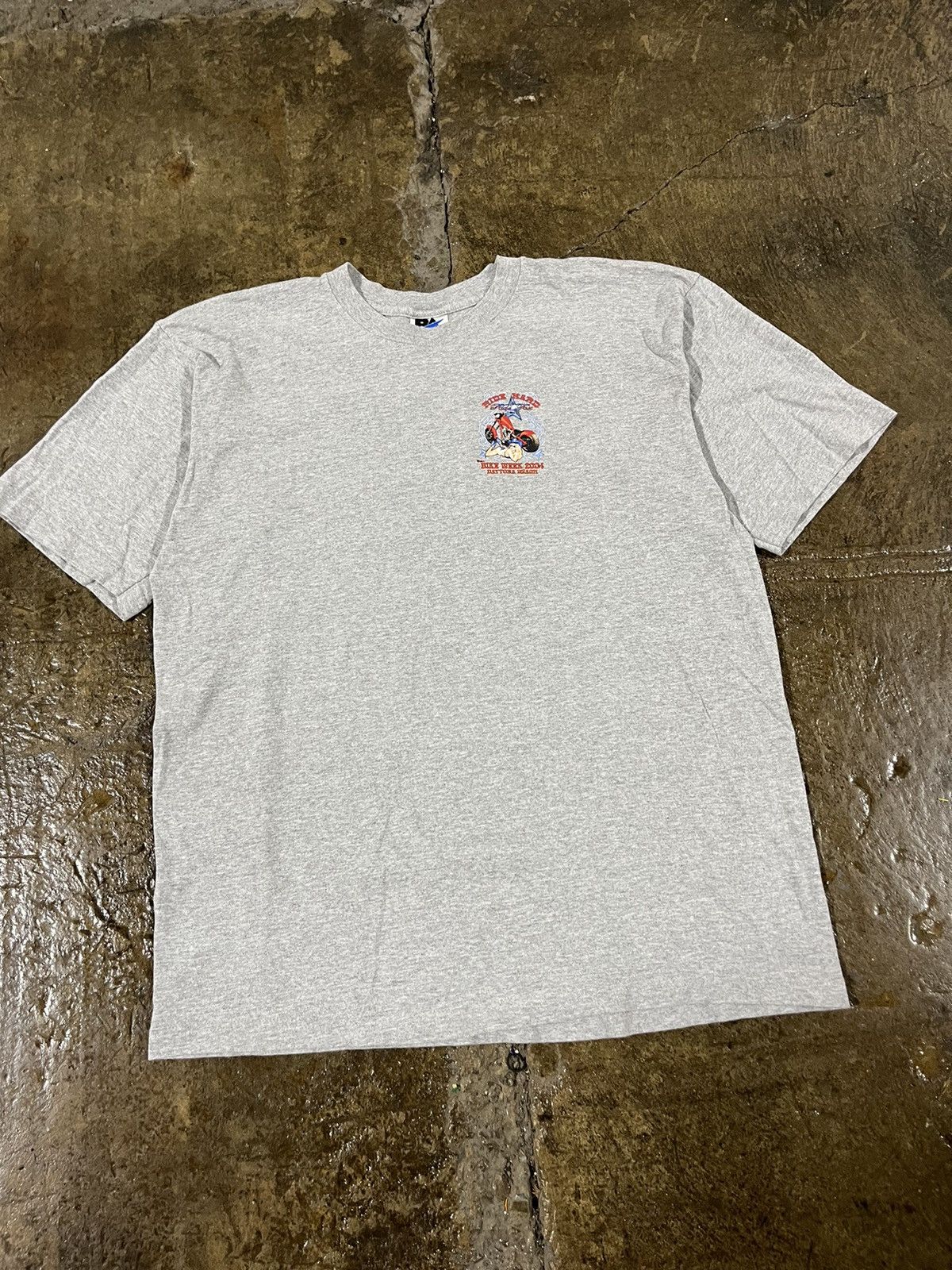 Harley Davidson × Vintage Crazy Vintage Bike Week 2004 Biker Sex Pornstar Grunge Tee Size US XL / EU 56 / 4 - 3 Thumbnail