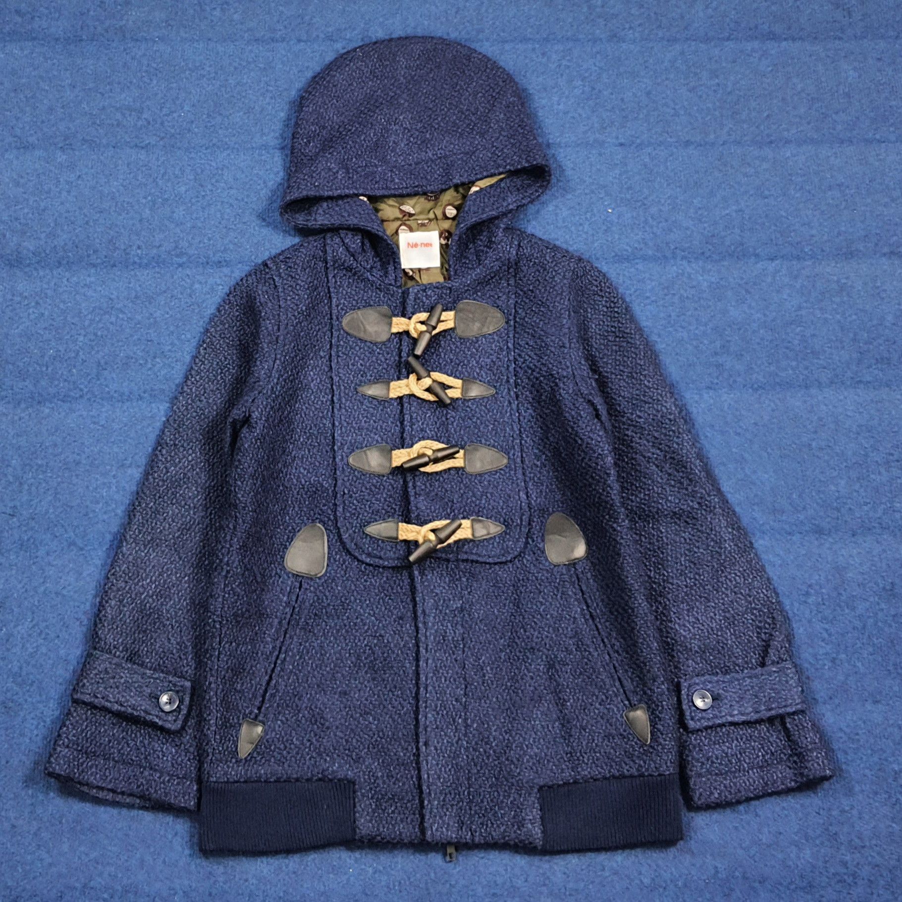 Ne-Net Vintage Né-net by Issey Miyake Duffle Hoodie Jacket C303N5 Size XS / US 0-2 / IT 36-38 - 1 Thumbnail