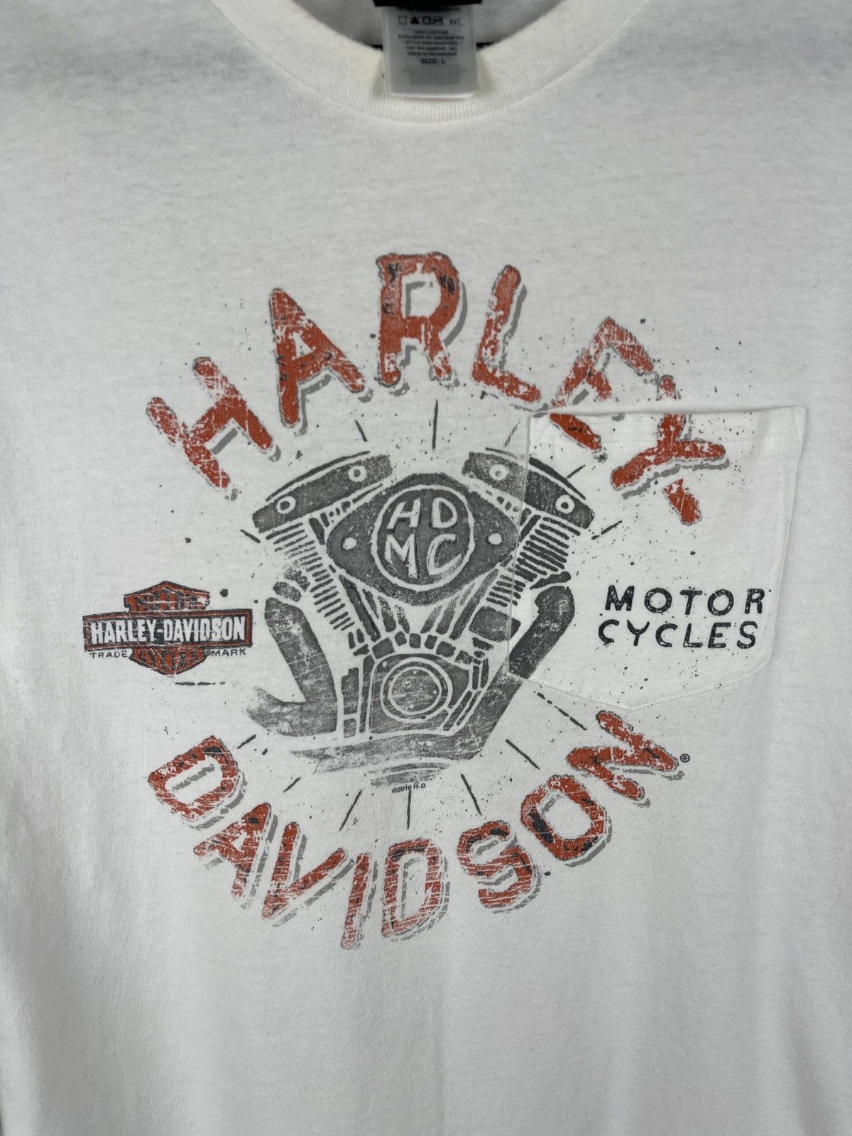 Harley Davidson Harley-Davidson Motorcycles Las Vegas Nevada big logo tee Size US L / EU 52-54 / 3 - 5 Thumbnail