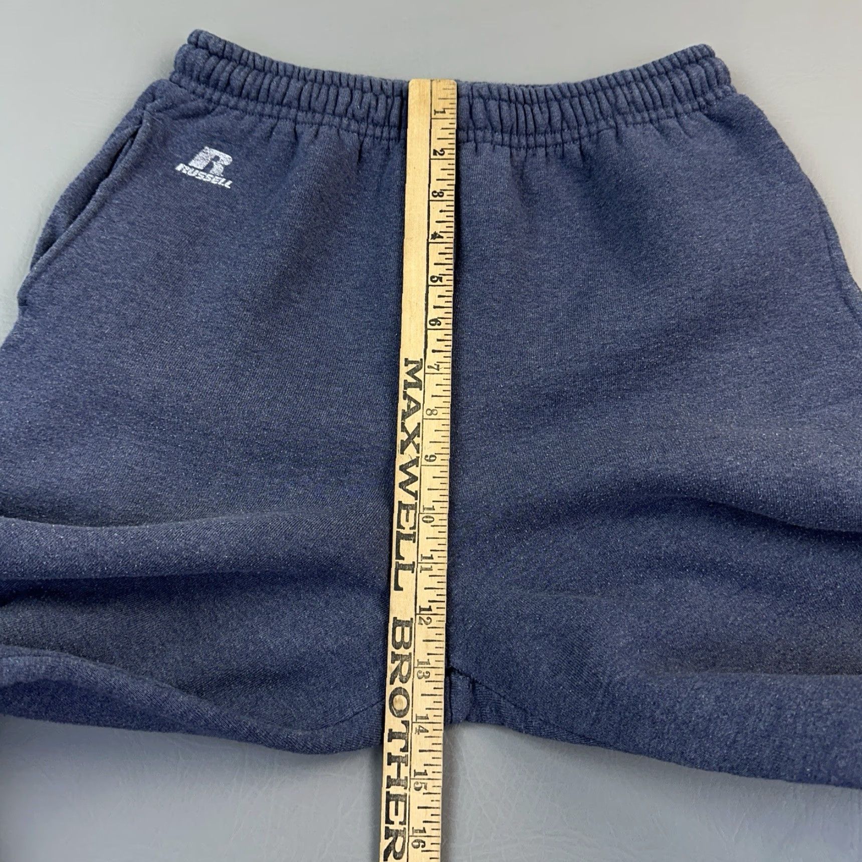 Russell Athletic VINTAGE Russell Athletic Pants Mens M Blue Jogger Sweatpants Activewear 90s Logo Retro USA Size US 31 - 5 Thumbnail