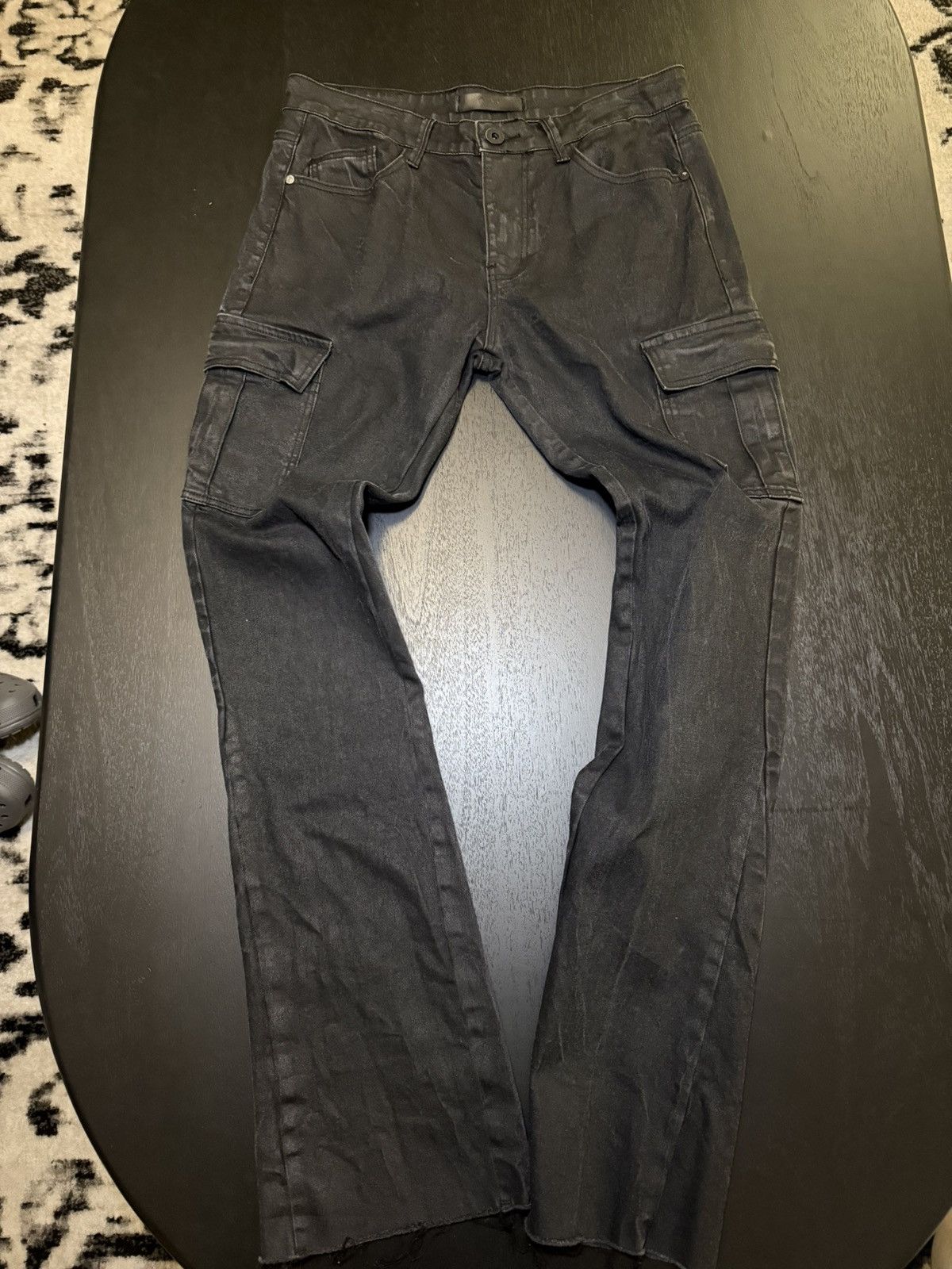 Other Black flared jeans Size US 30 / EU 46 - 1 Thumbnail