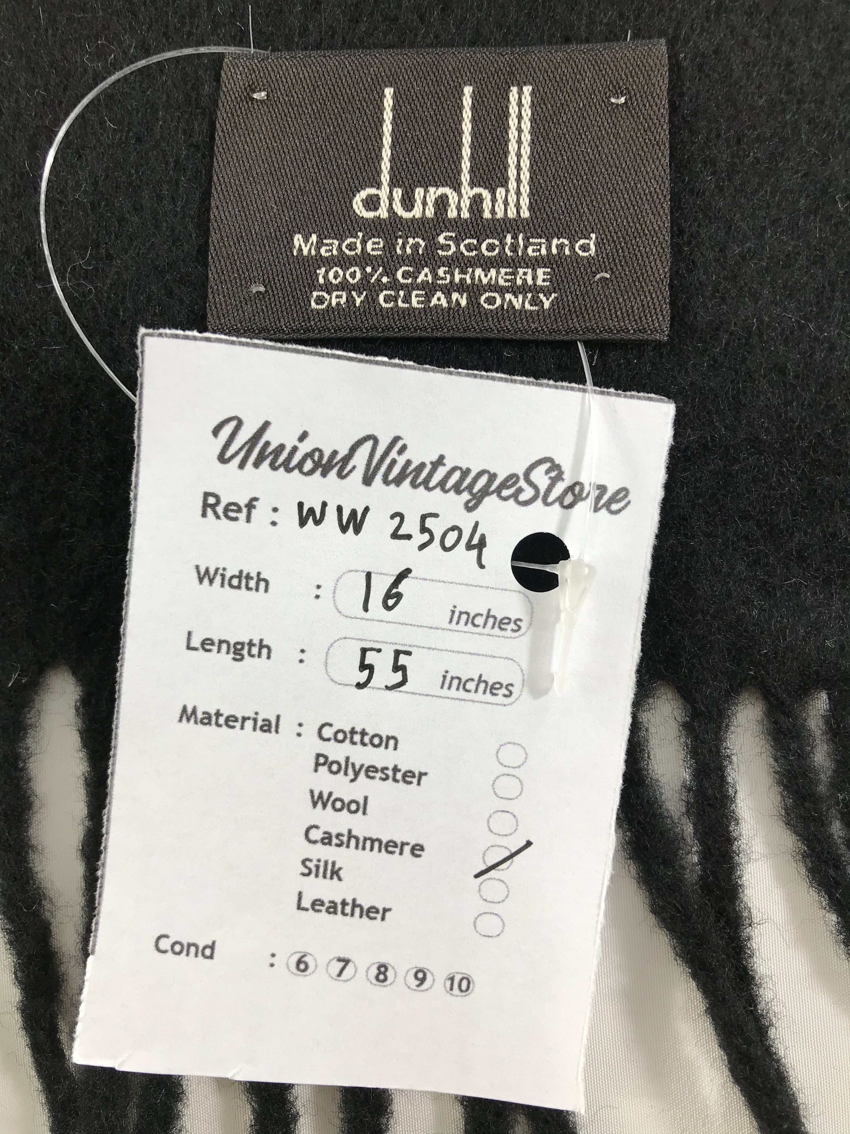 Alfred Dunhill × Vintage Dunhill Scarf / Muffler / Neckwear - WW2504 Size ONE SIZE - 5 Thumbnail