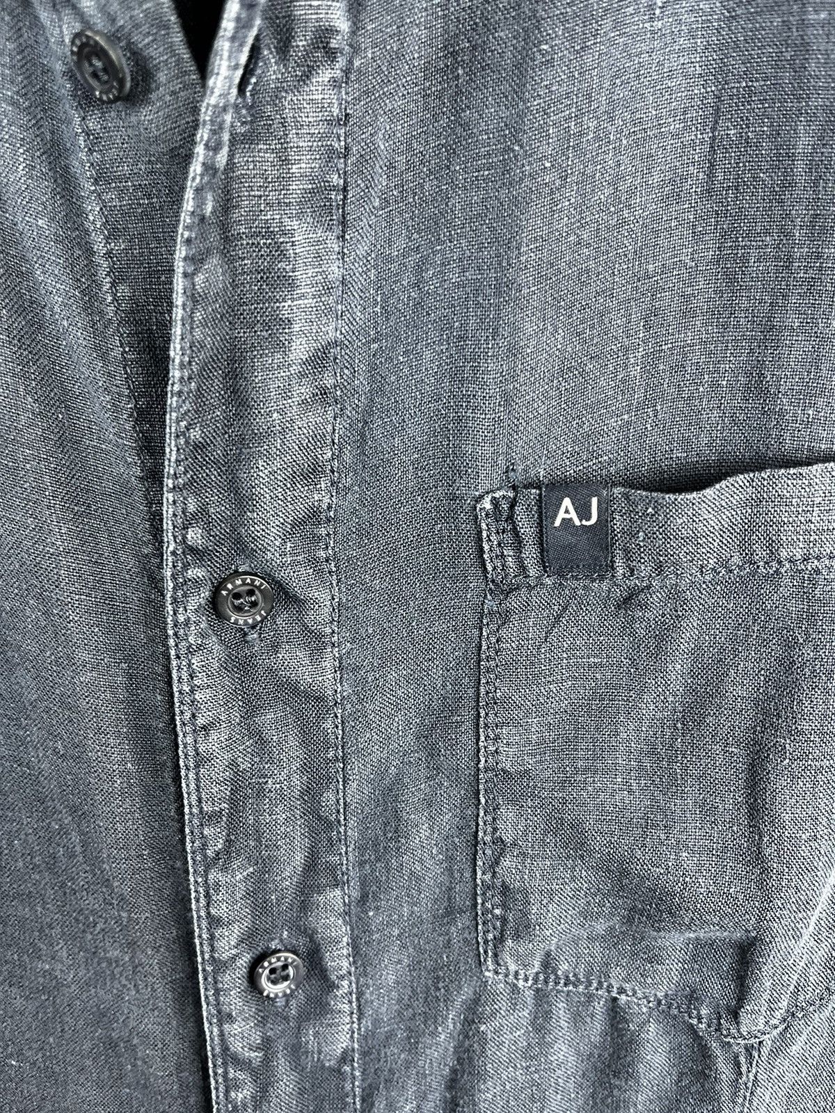 Armani × Giorgio Armani × Vintage Armani Lino shirt vintage Size US M / EU 48-50 / 2 - 5 Thumbnail