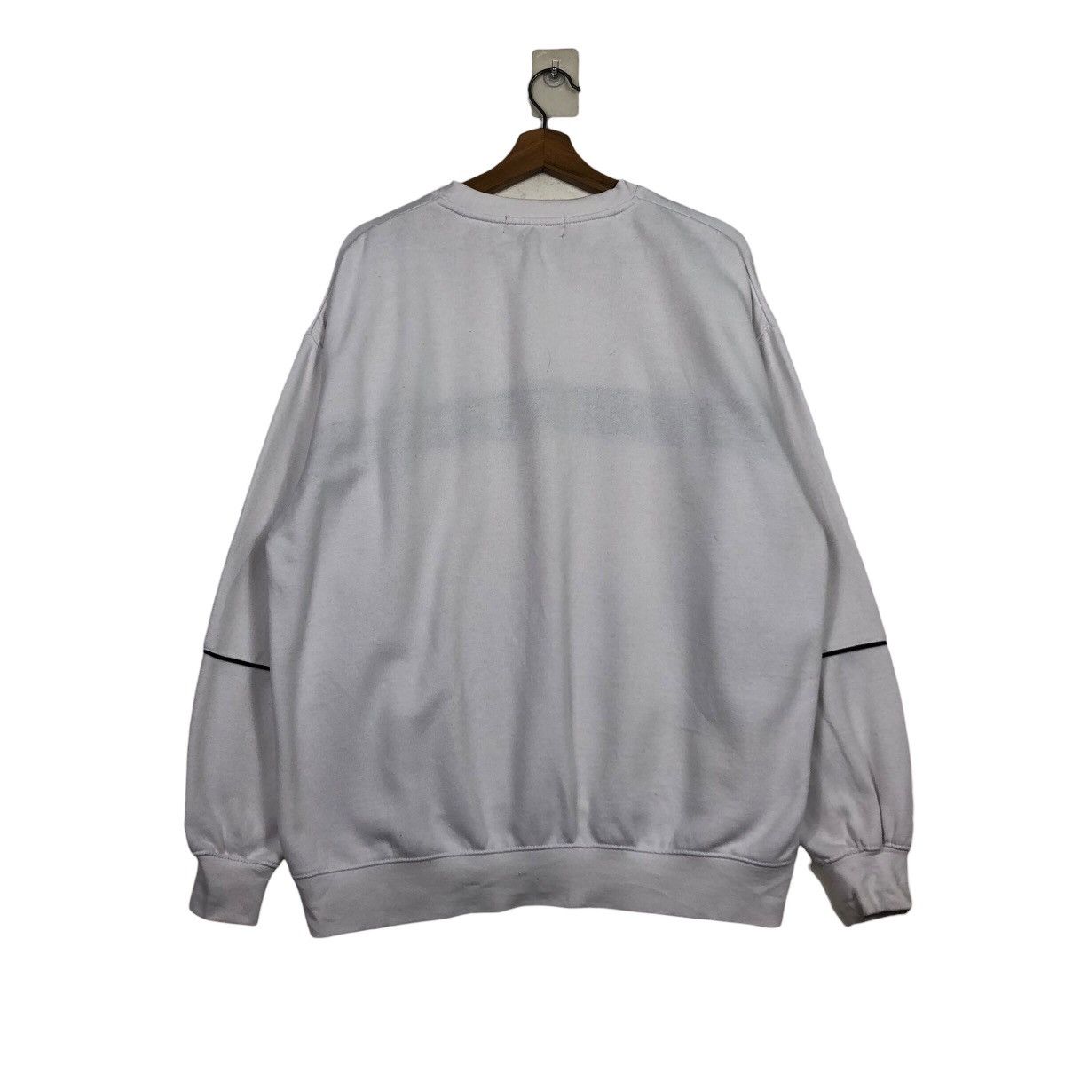 Japanese Brand Vintage Kappa Big Fit Sweat Black Chest Stripe, Minimal Logo Size US M / EU 48-50 / 2 - 9 Thumbnail