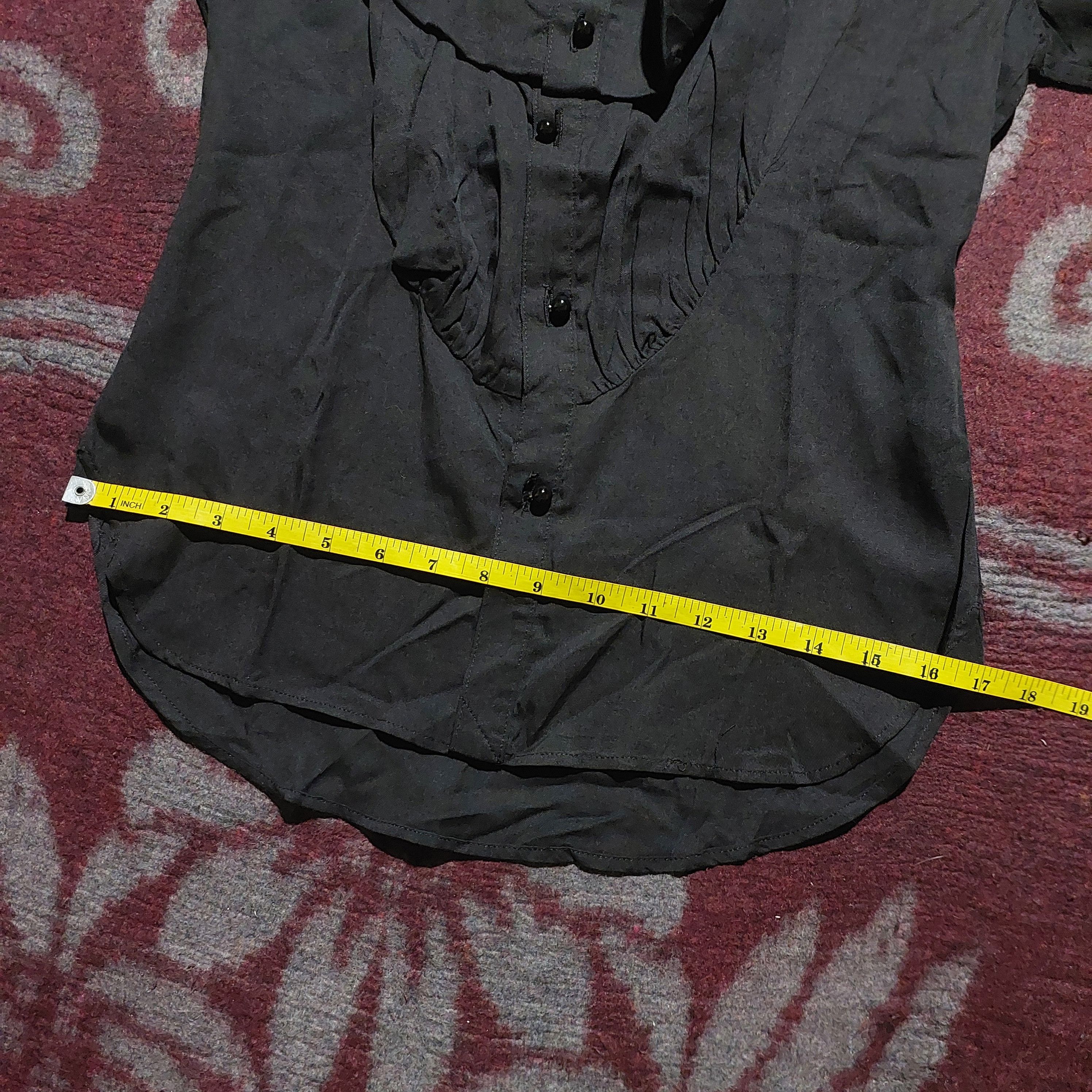 If Six Was Nine MIHARA YASUHIRO hybrid black L/s shirt Size US S / EU 44-46 / 1 - 15 Thumbnail